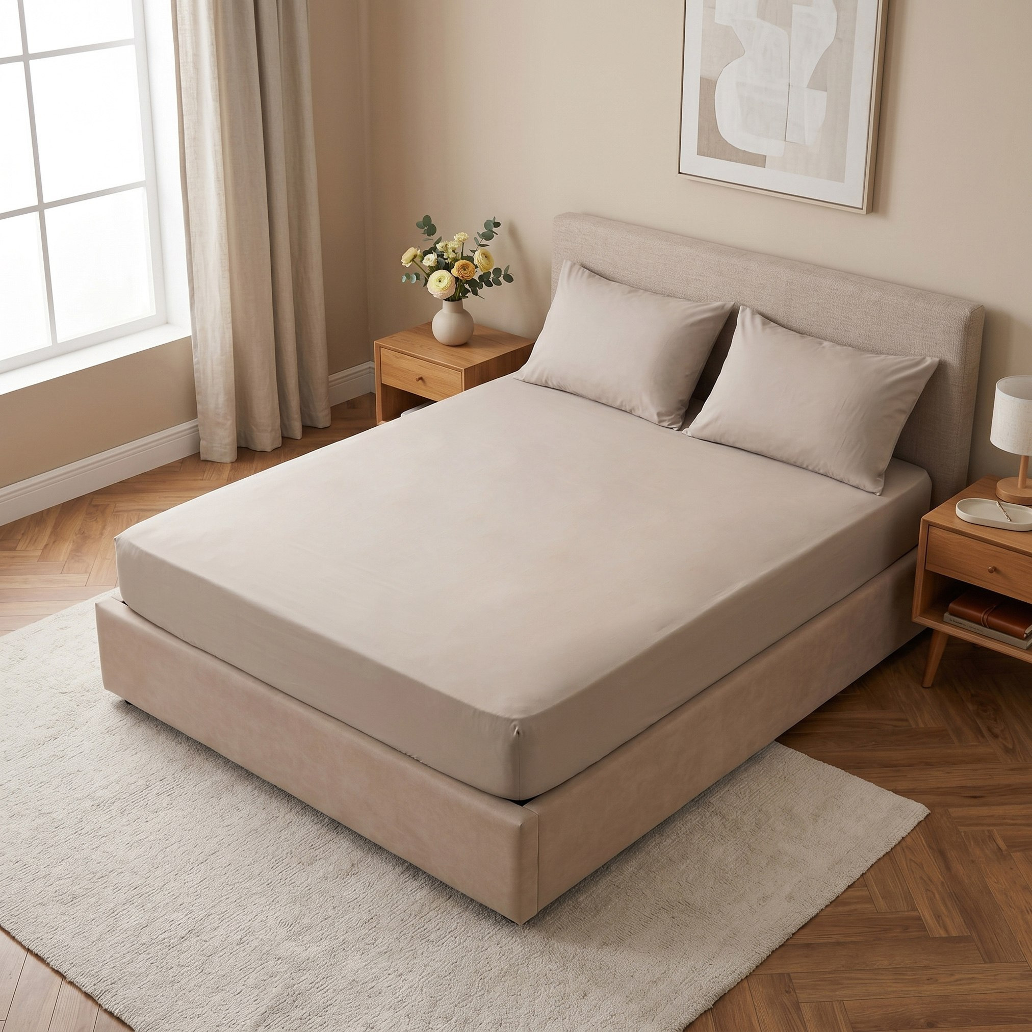 Cooltex Cooling 3-Piece Twin Fitted Sheet Set - 120x200+40 cm-hbxhomeware-hbxbedroom-image-4