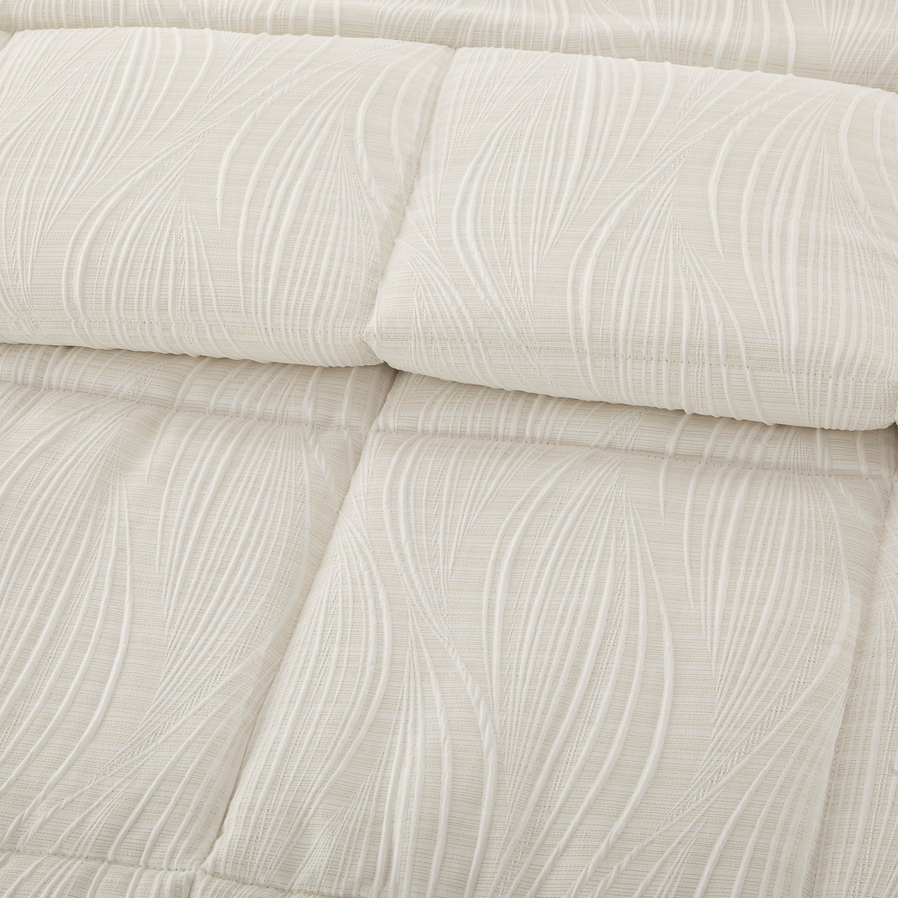 Whitebliss Luracurl 7-Piece Jacquard King BIAB Comforter Set - 220x240 cm-hbxhomeware-hbxbedroom-image-4