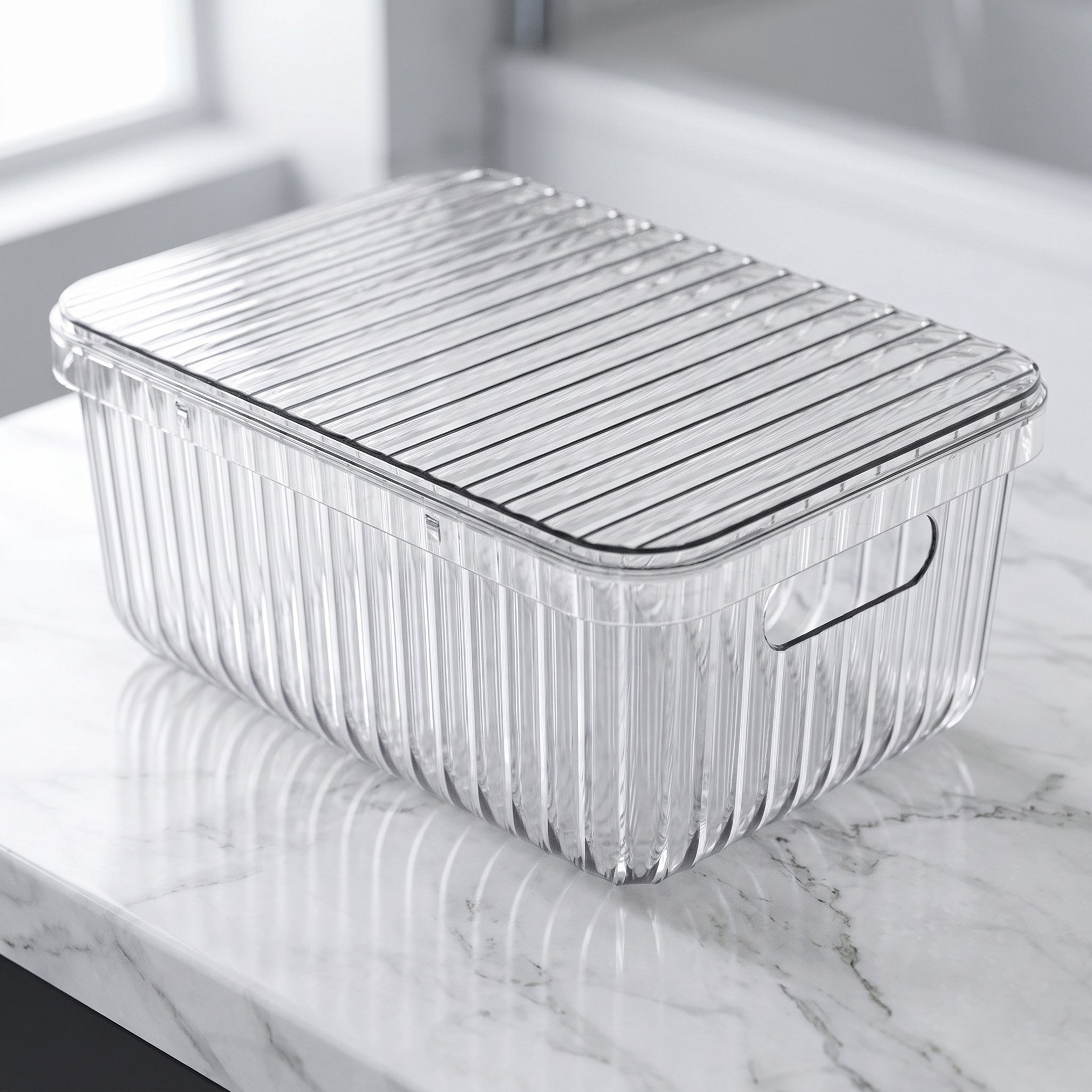 Stria Storage Box with Lid - 25x18x11 cm-hbxbedroom-bedroomaccessories-bedroomstorage-image-1