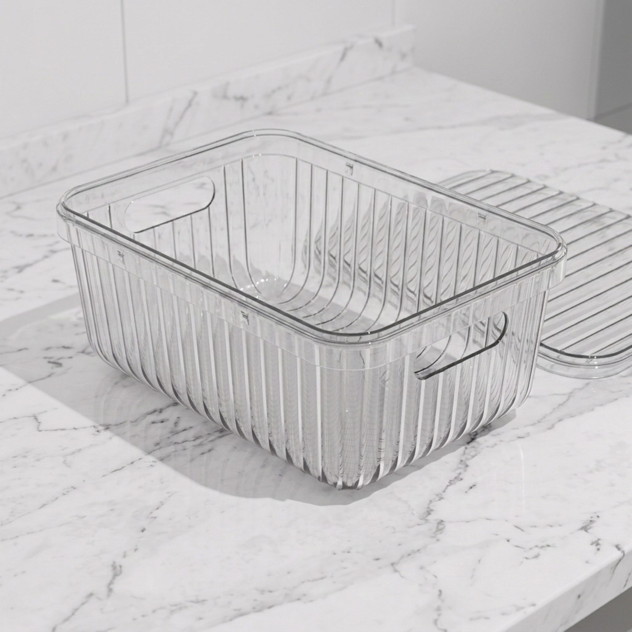 Stria Storage Box with Lid - 30x21.5x11 cm-hbxbedroom-bedroomaccessories-bedroomstorage-image-2