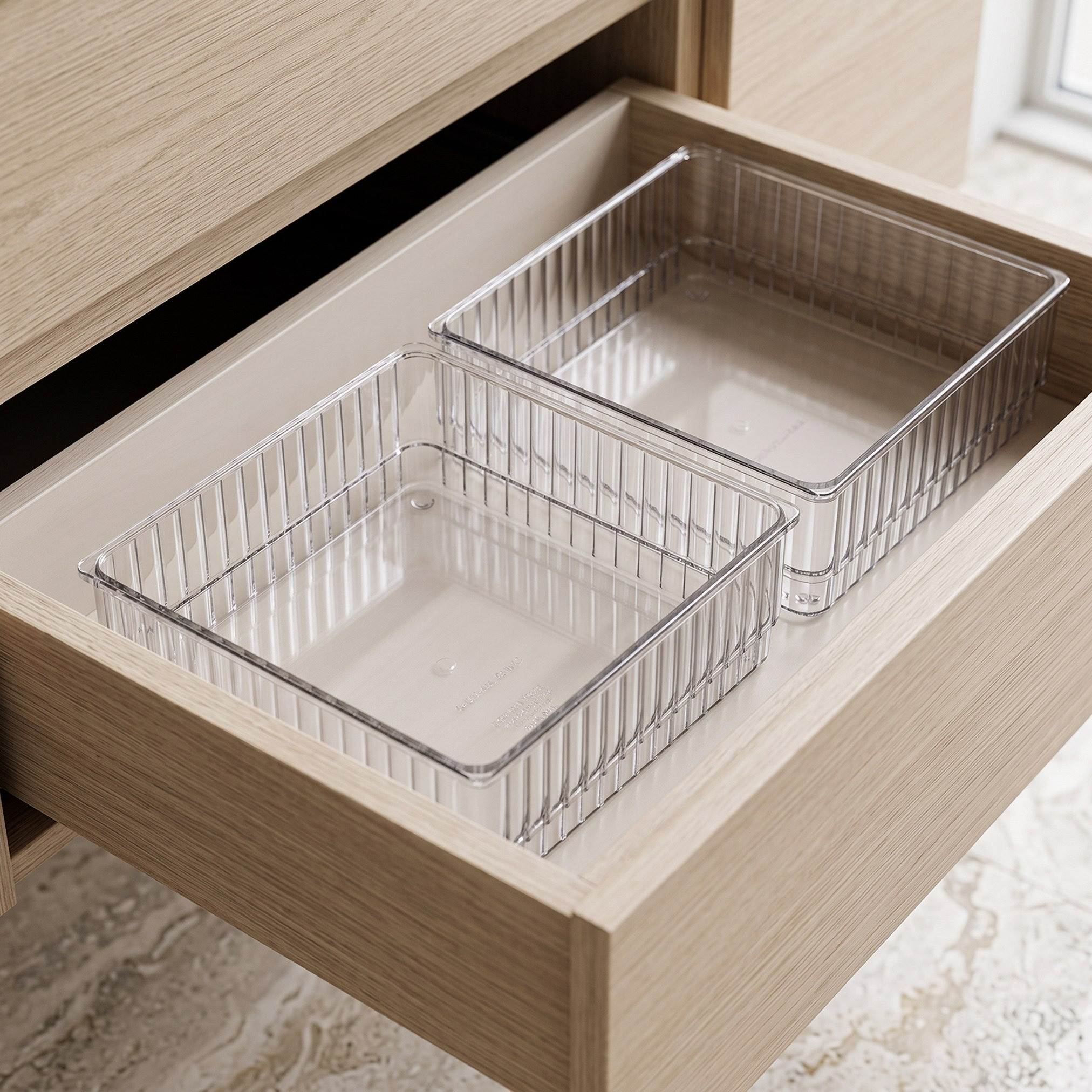 Stria Stackable Drawer Organizer - 16x16x5.3 cm-hbxbedroom-bedroomaccessories-bedroomstorage-image-3