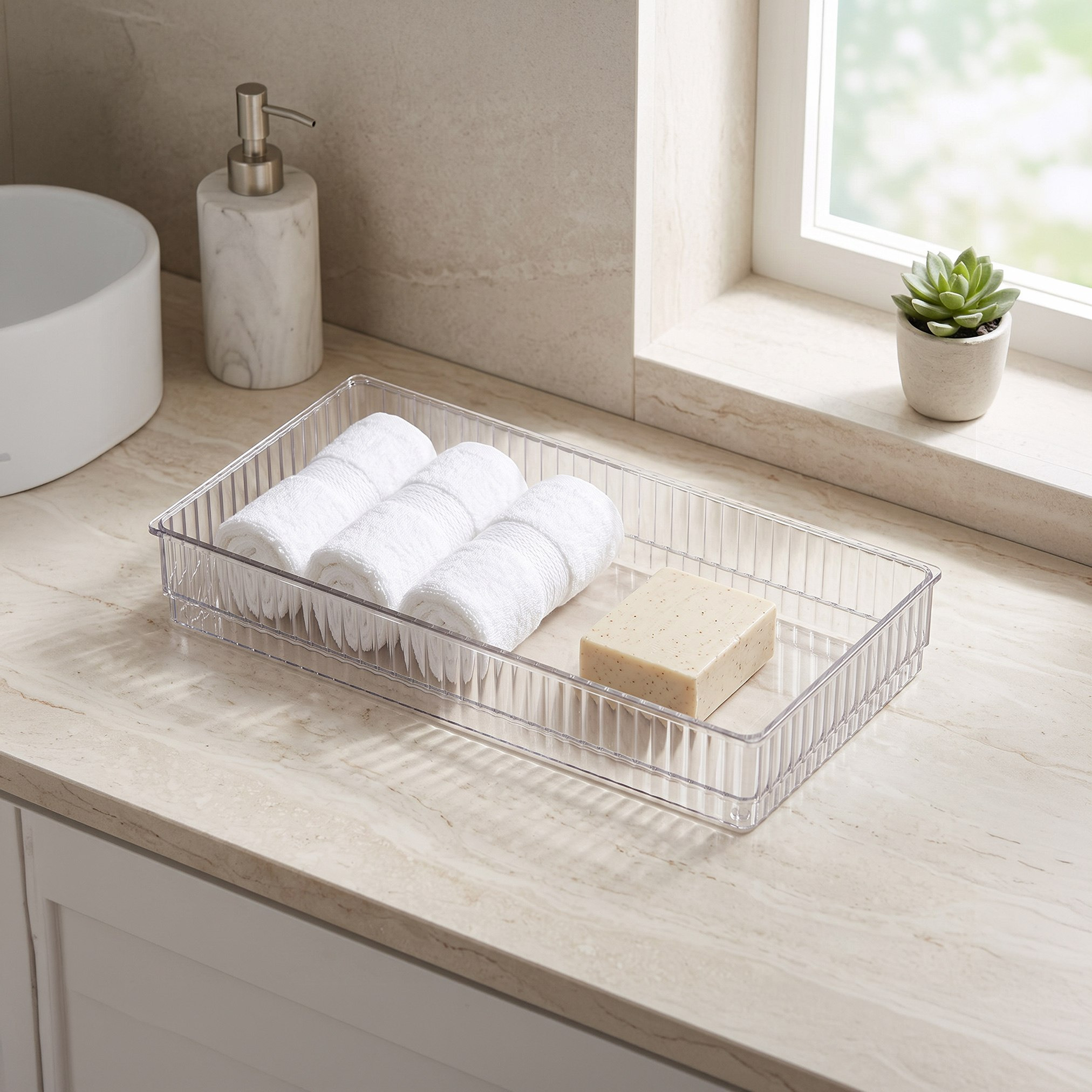 Stria Stackable Drawer Organizer - 32x16x5.3 cm-hbxbedroom-bedroomaccessories-bedroomstorage-image-4
