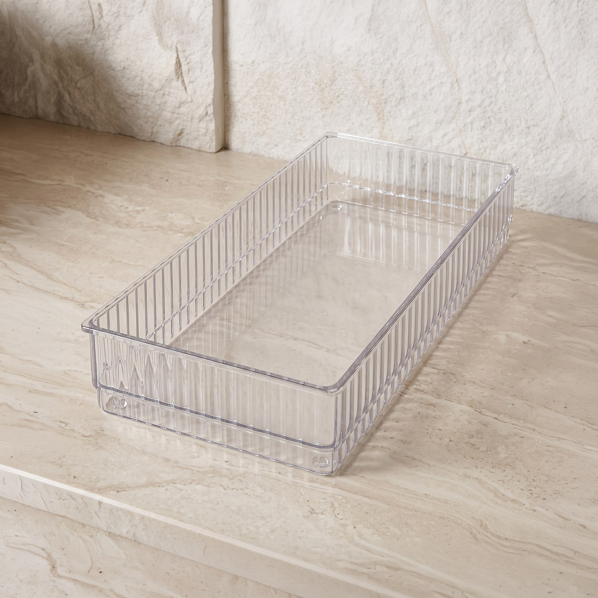 Stria Stackable Drawer Organizer - 40x16x5.3 cm-hbxbedroom-bedroomaccessories-bedroomstorage-image-1