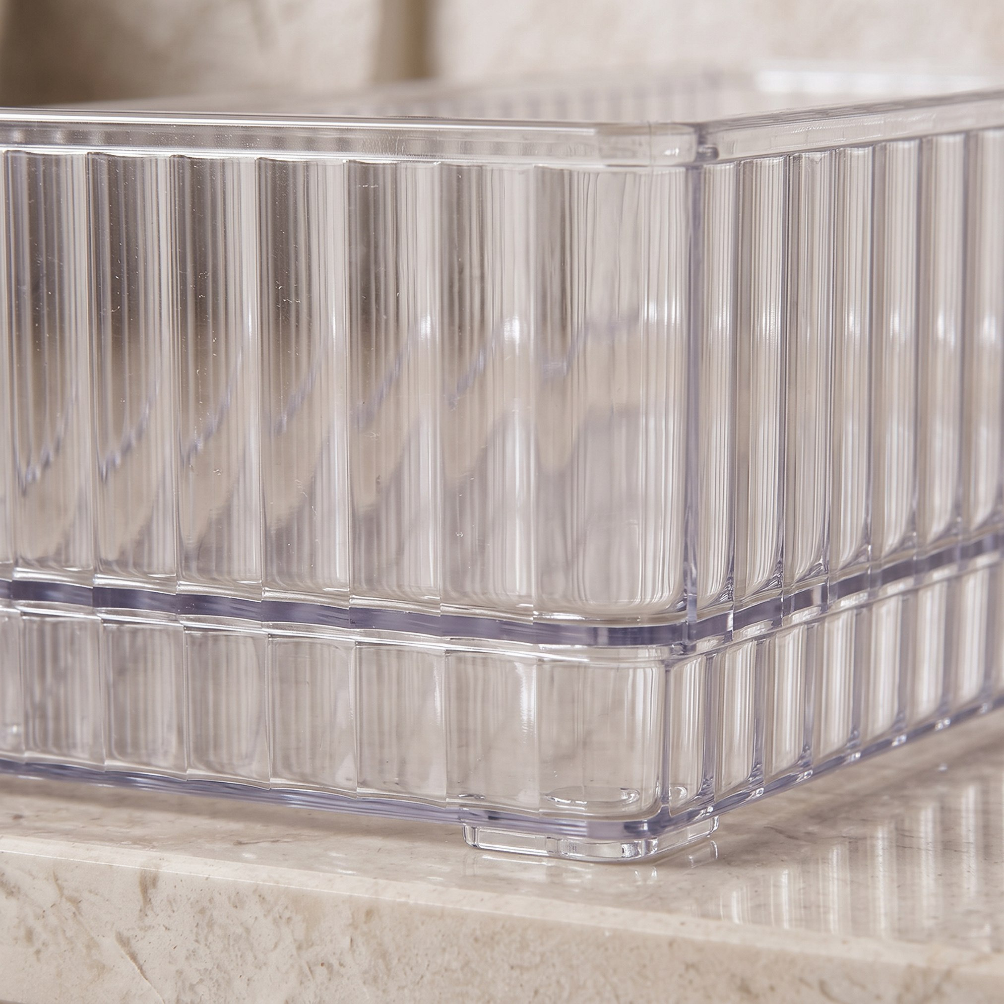 Stria Stackable Drawer Organizer - 40x16x5.3 cm-hbxbedroom-bedroomaccessories-bedroomstorage-image-3