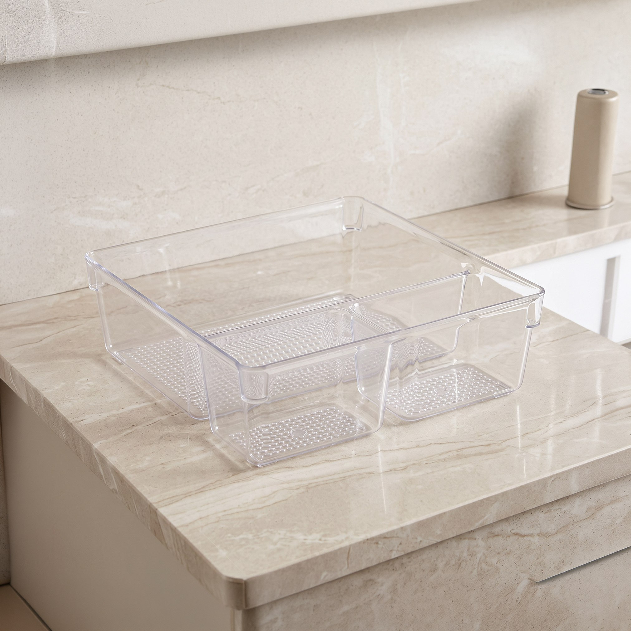 Stria 3-Section Organizer - 23x23x7.5cm-hbxbedroom-bedroomaccessories-bedroomstorage-image-1