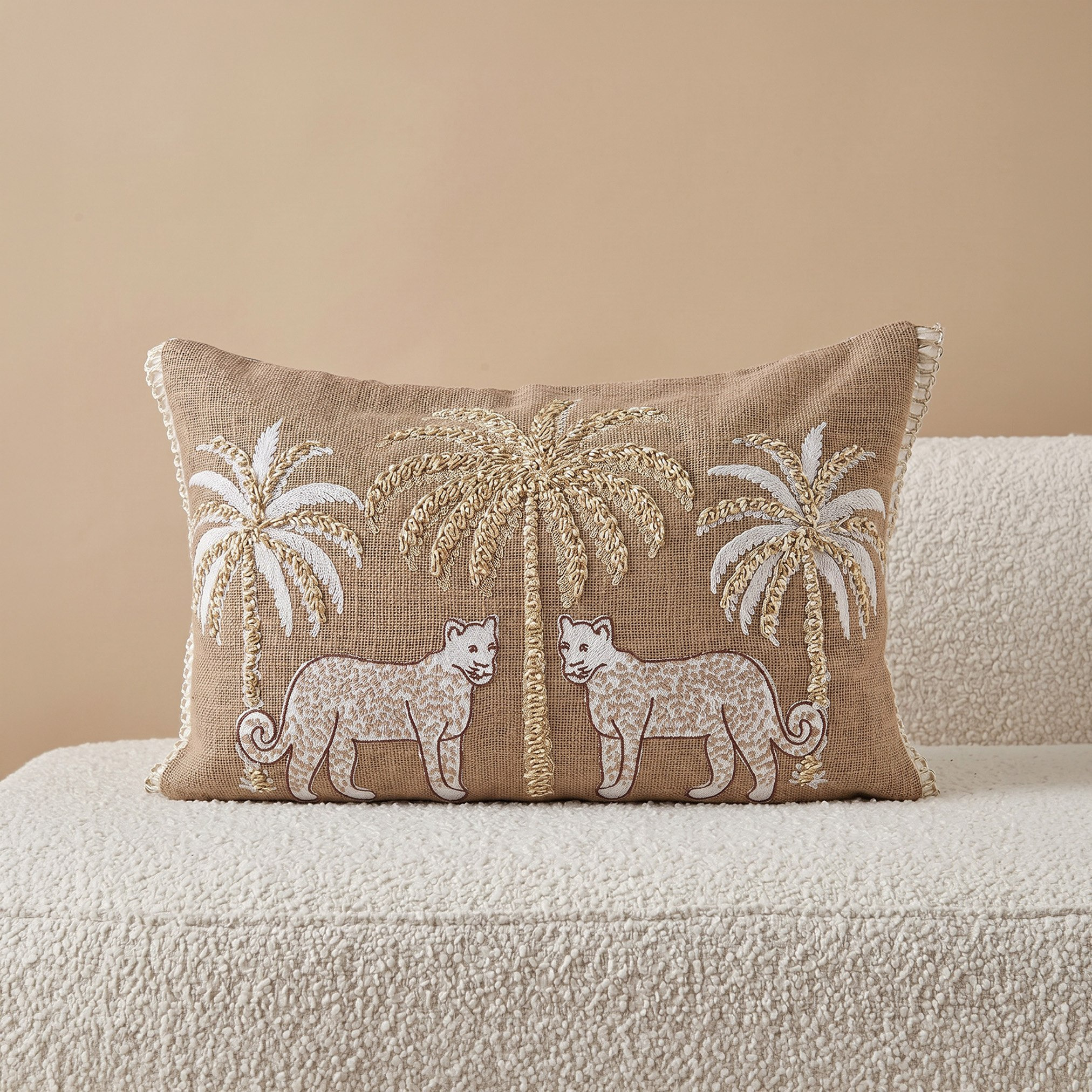 Plam Leo Filled Cushion - 30x50 cm-hbxlivingroom-furnishings-cushionsandcovers-filledcushions-image-1