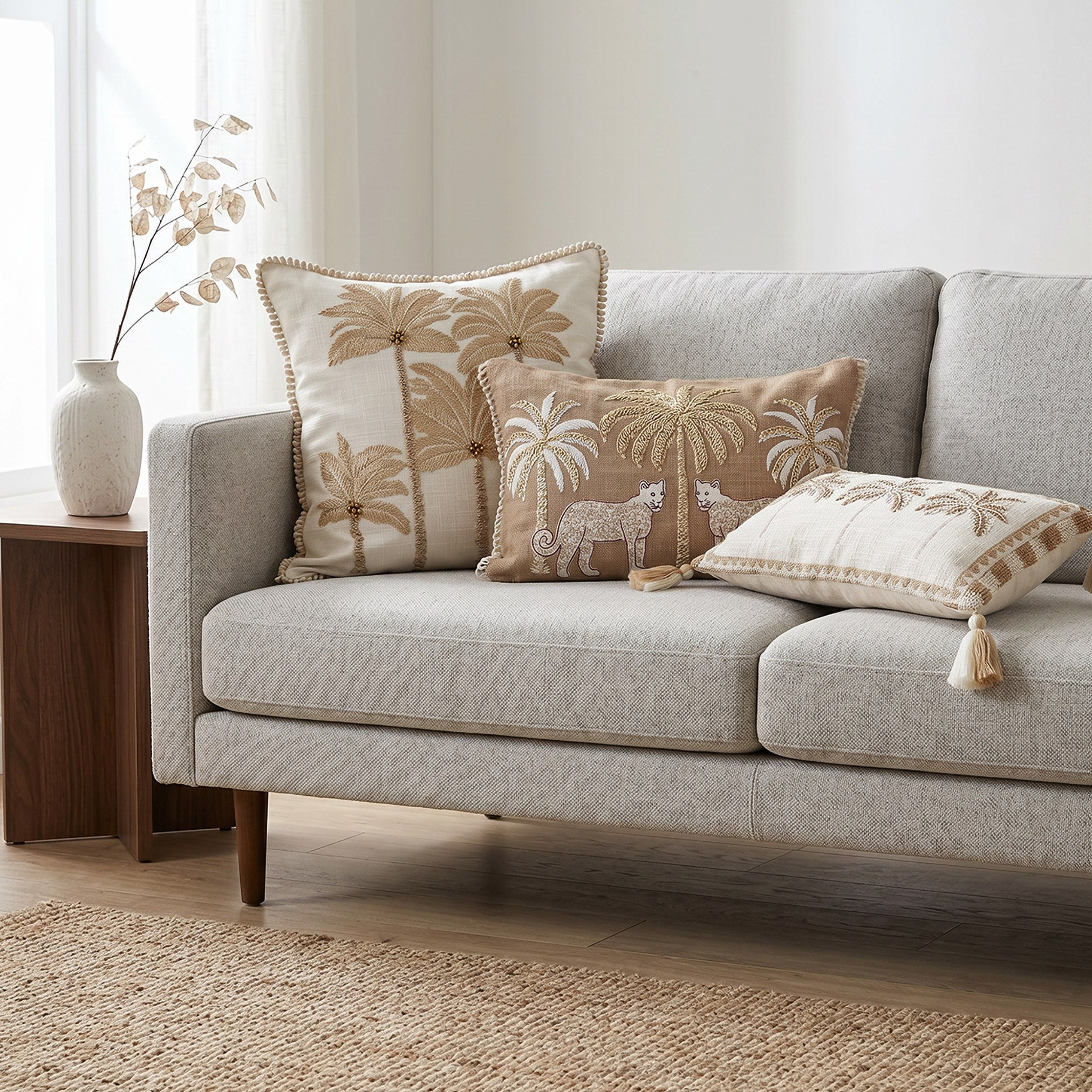 Plam Leo Filled Cushion - 30x50 cm-hbxlivingroom-furnishings-cushionsandcovers-filledcushions-image-4