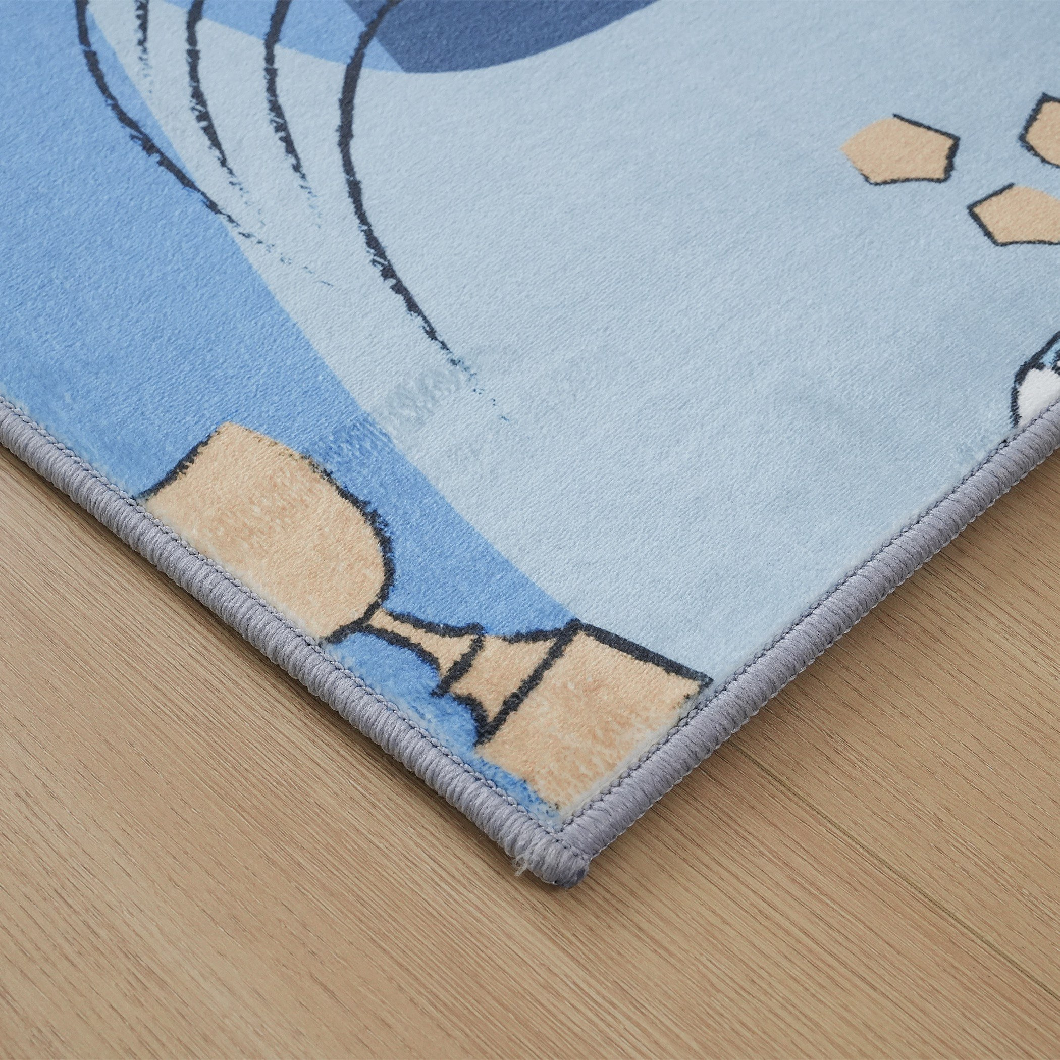 Tom Ben Football Printed Flannel Rug - 110x160 cm-hbxdecorandfurnishings-floorcoverings-rugs-image-3