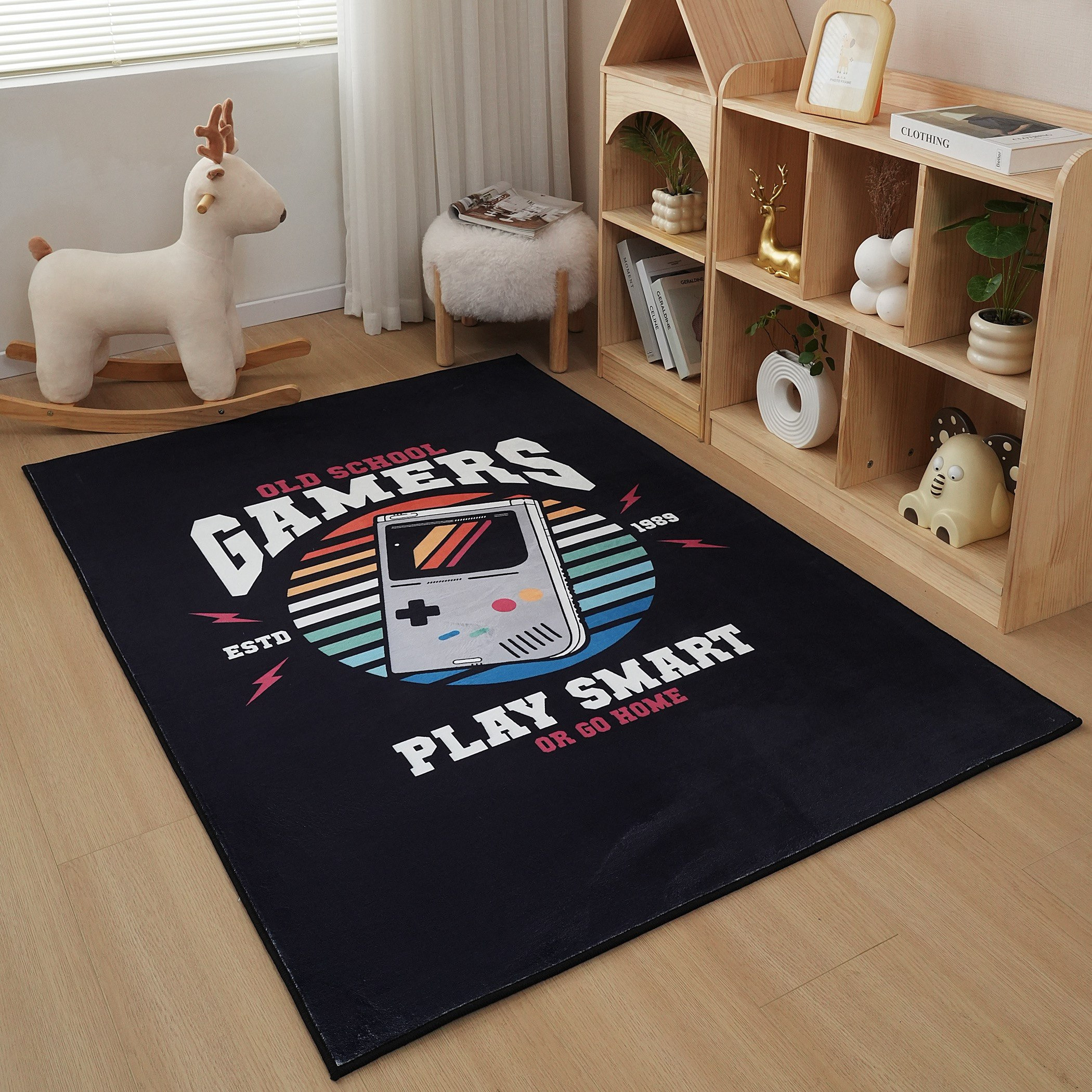 Gaming Ben Play Smart Printed Flannel Rug - 110x160 cm-hbxdecorandfurnishings-floorcoverings-rugs-image-1