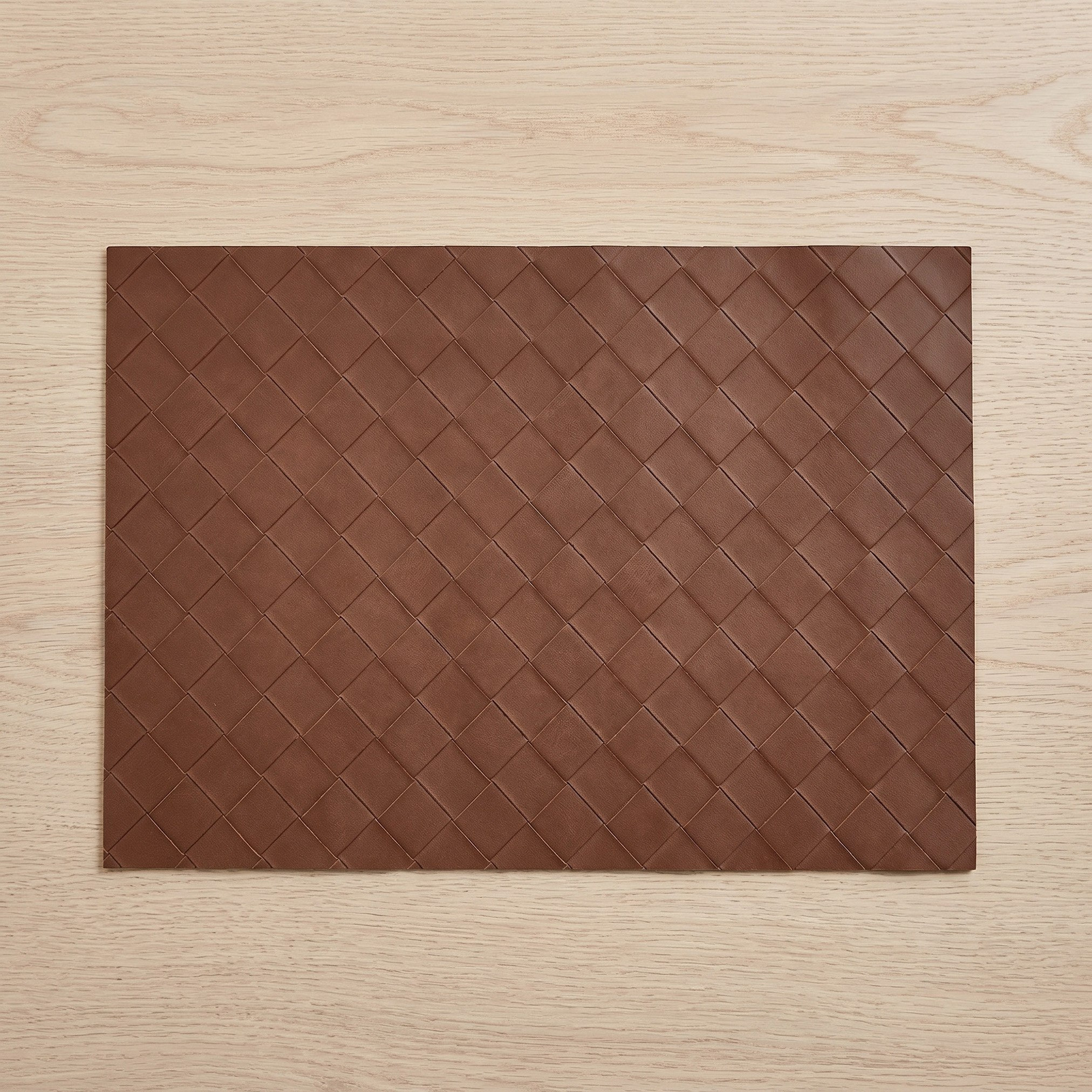 Layon Brick Embossed Rectangular Placemat - 30x45 cm-hbxdecorandfurnishings-homefurnishings-tablelinens-image-1