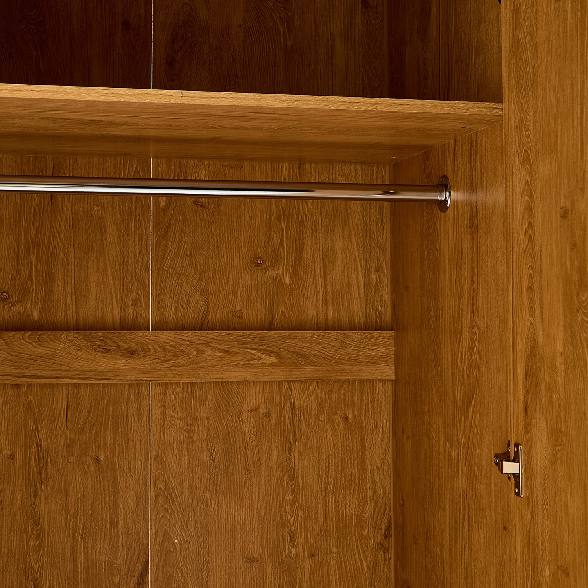 Hamburg 3-Door Wardrobe with 3 Drawers and Mirror-hbxfurniture-wardrobes-image-6