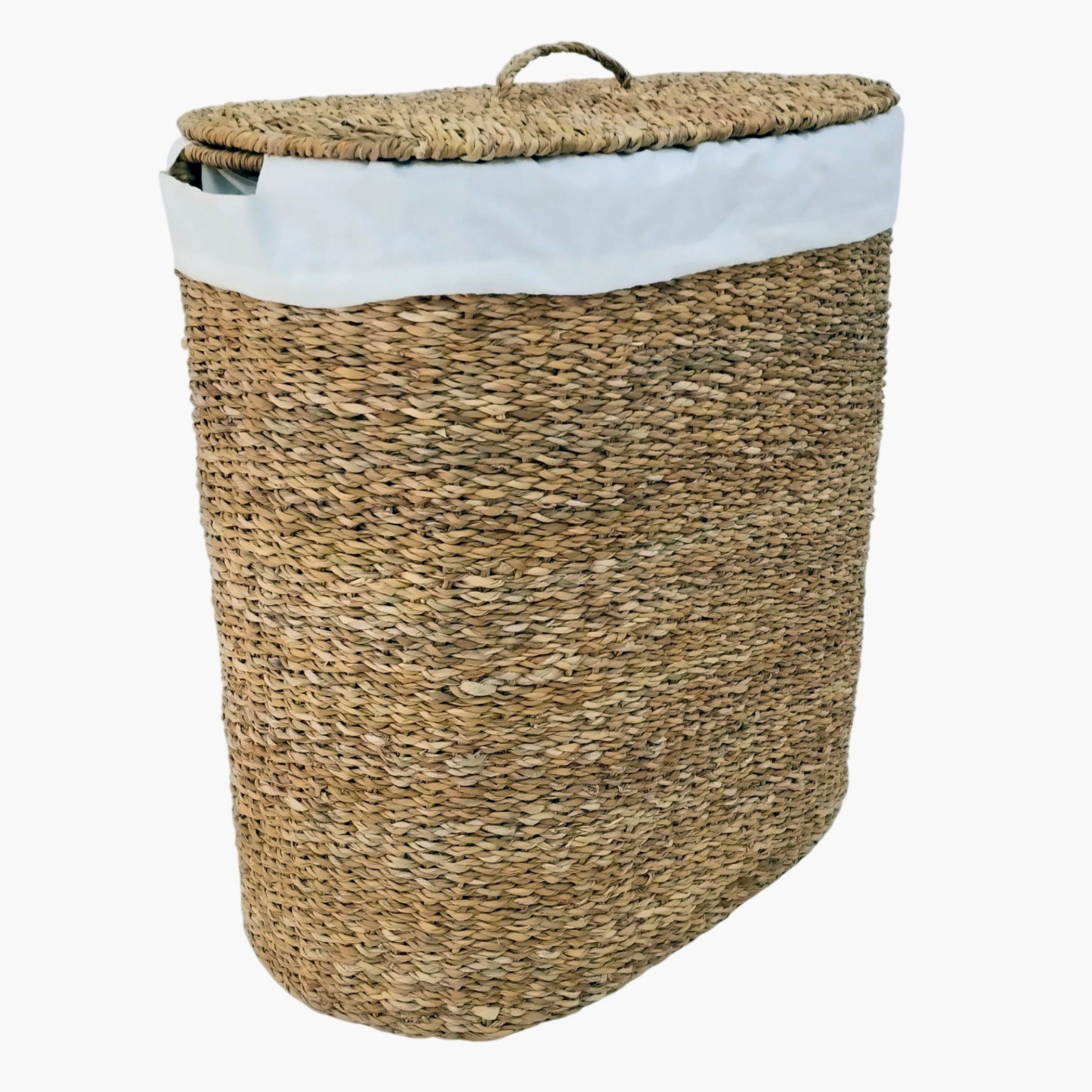 Naturaloom Laundry Hamper with Liner - 50x30x54 cm-hbxbathroom-bathroomstorage-laundryhampers-image-5