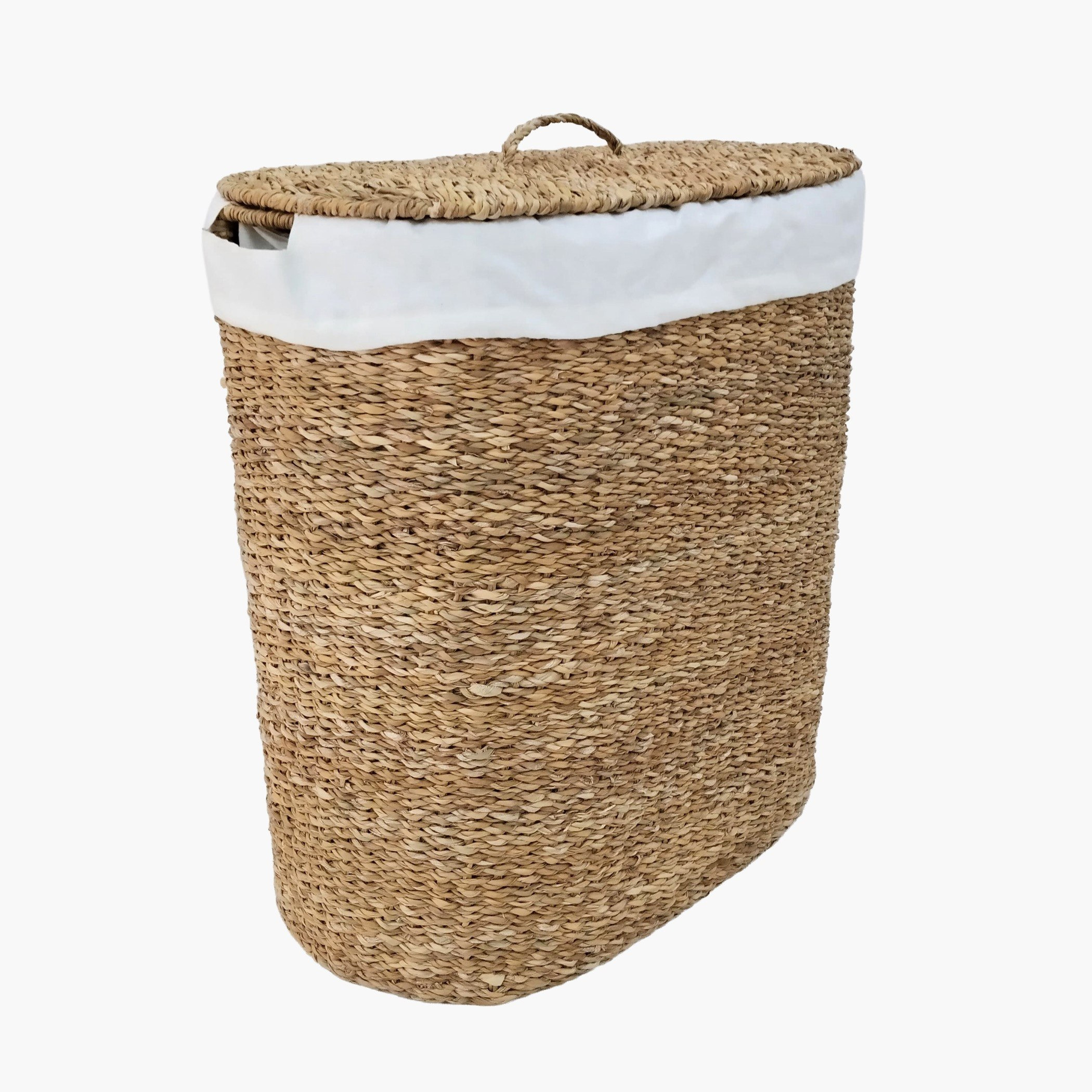 Naturaloom Laundry Hamper with Liner - 50x30x54 cm-hbxbathroom-bathroomstorage-laundryhampers-image-6