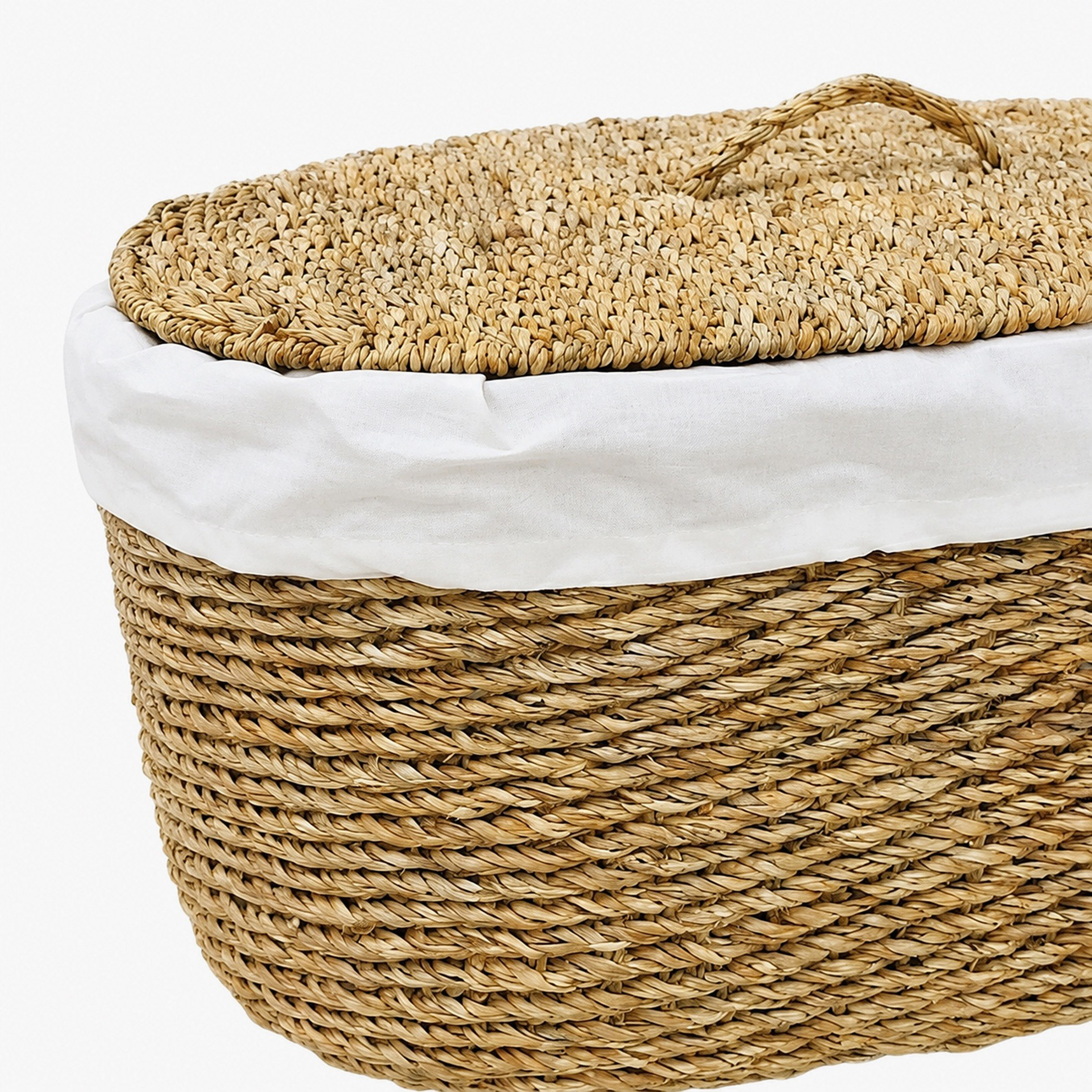 Naturaloom Oval Basket with Lid - 56x36x25 cm-hbxbedroom-bedroomaccessories-bedroomstorage-image-4