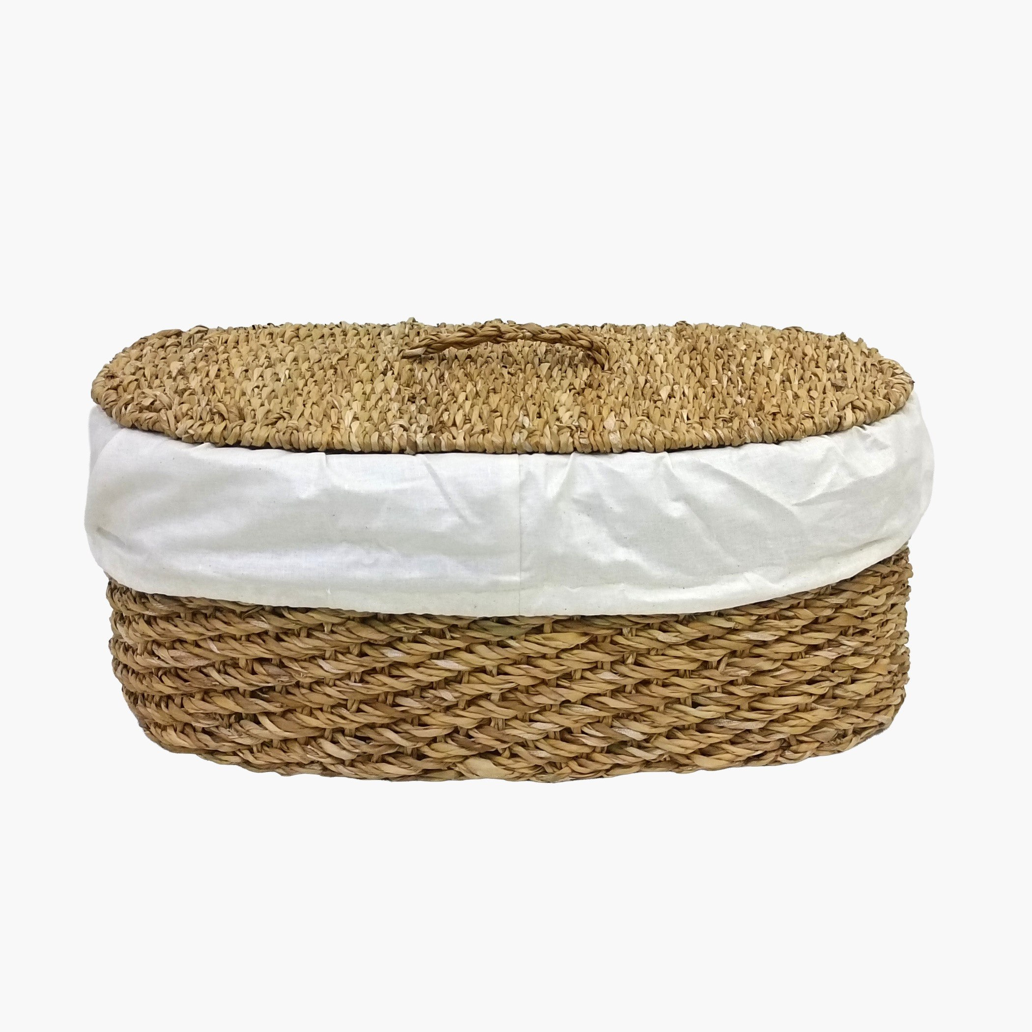 Naturaloom Oval Basket with Lid - 56x36x25 cm-hbxbedroom-bedroomaccessories-bedroomstorage-image-6