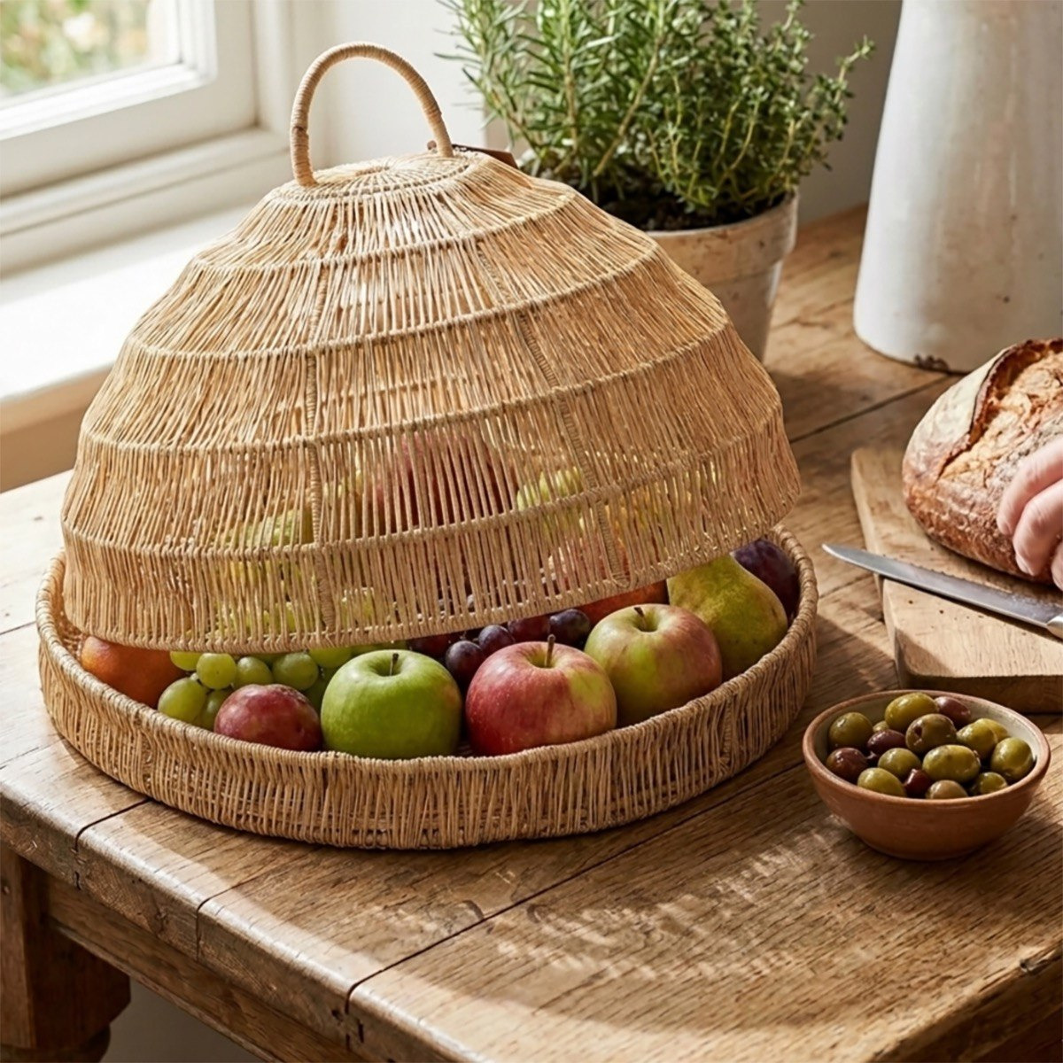 صينية بغطاء من ناتشورالوم - 33x15 سم-hbxbedroom-bedroomaccessories-bedroomstorage-image-1