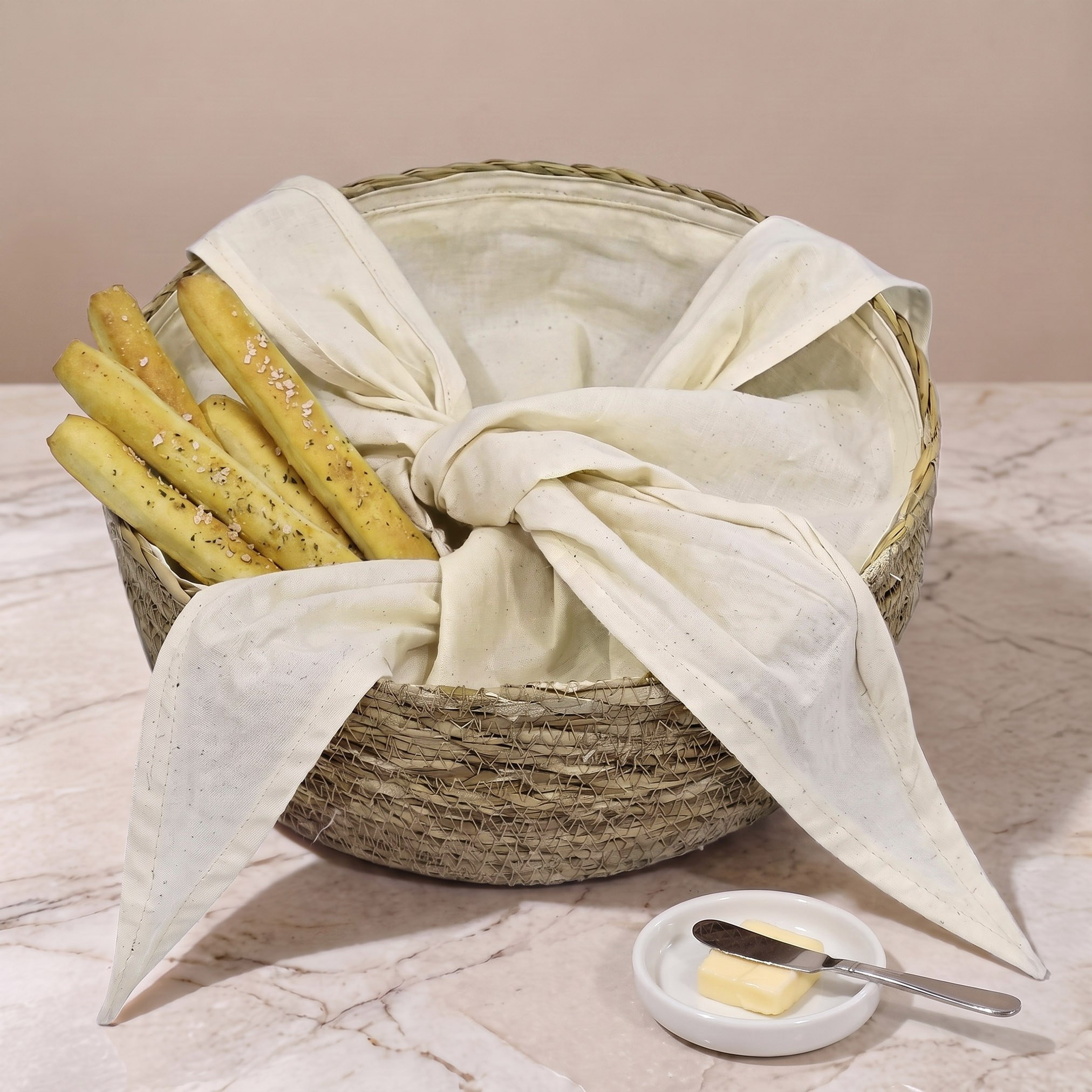 Naturaloom Bread Basket - 25x9 cm-hbxkitchen-kitchenware-kitchenaccessories-image-1