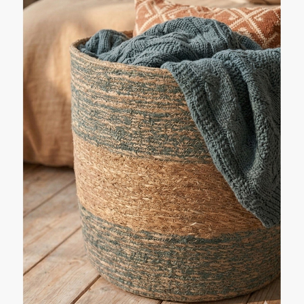 Naturaloom Round Large Storage Basket - 28x28 cm-hbxbedroom-bedroomaccessories-bedroomstorage-image-3