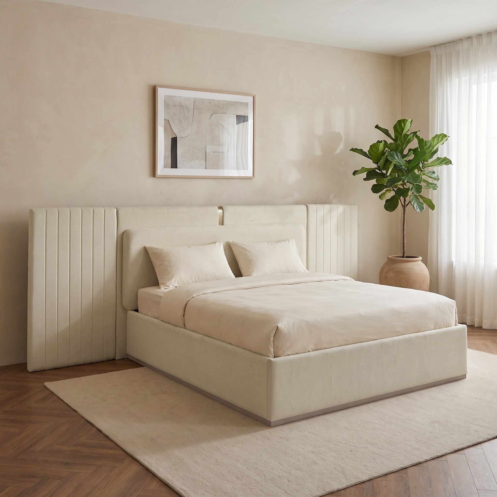 Siena 6-Piece King Bedroom Set - 180x200 cm-hbxbedroom-bedsandbedsets-bedroomsets-king-image-2