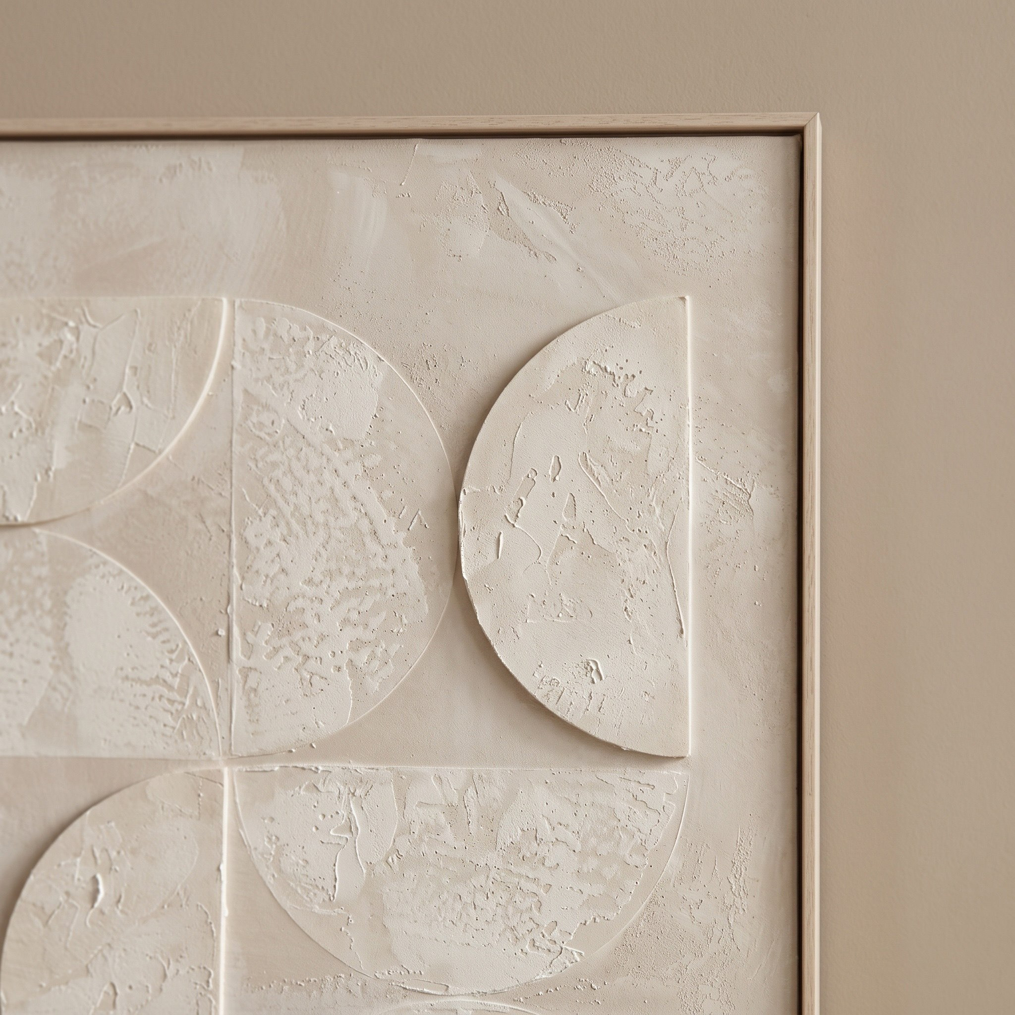 Aran Semi Sphere 100% Hand Painted 3D Canvas Art - 80x3.8x120 cm-hbxhomeware-hbxdecorandfurnishings-image-2