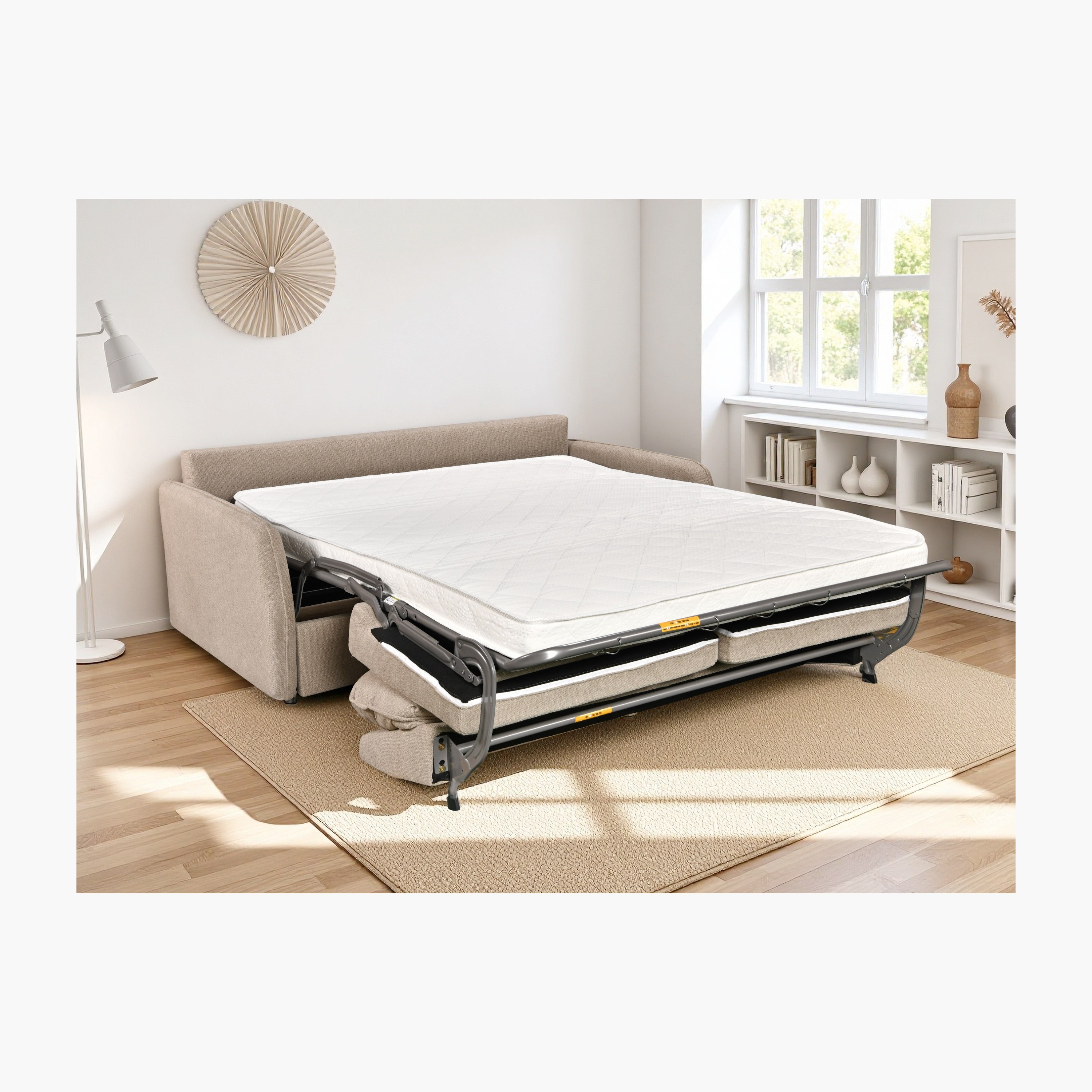 Arizona NXT 3-Seater Fabric Sofabed with Mattress-hbxfurniture-sofasandarmchairs-sofabeds-image-2