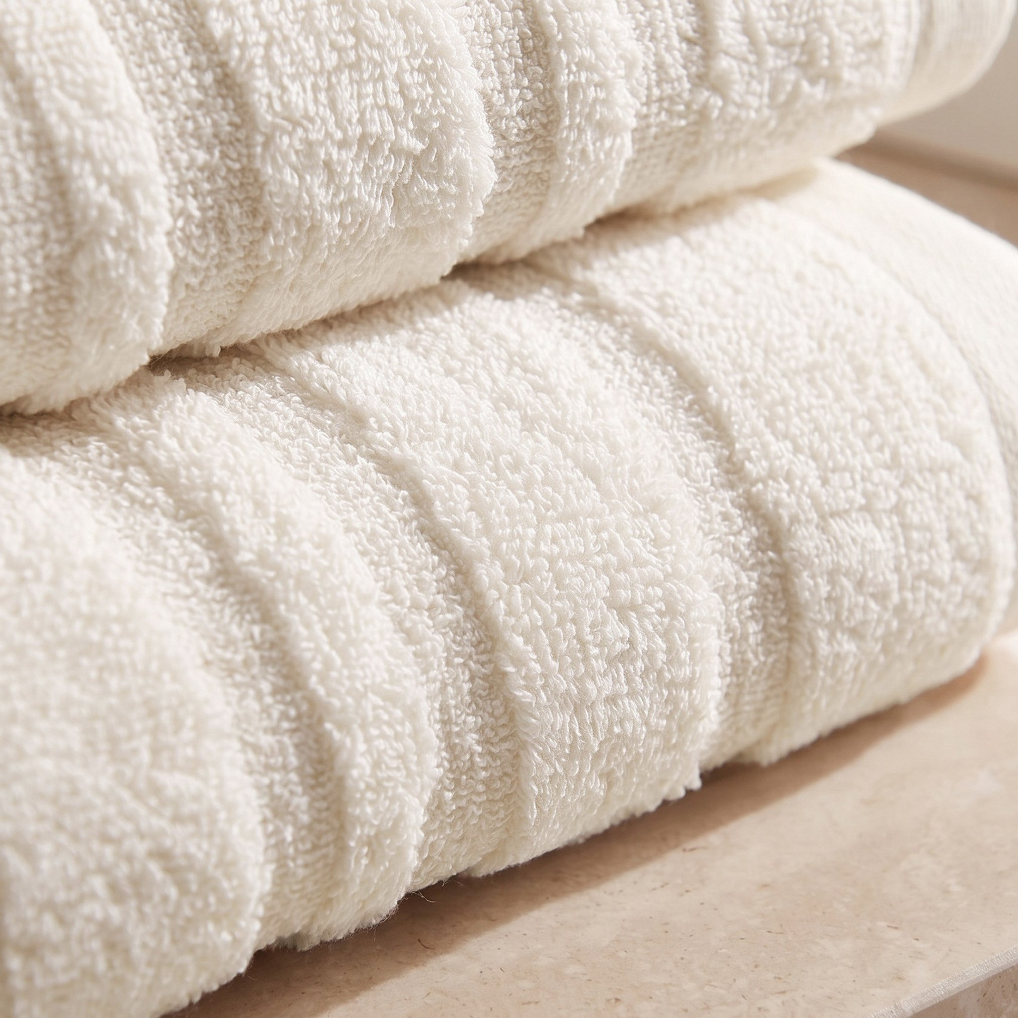 طقم مناشف يد قطن قطعتين من بيرفورمانس - 50x90 سم-hbxbathroom-bathroomtextiles-image-3
