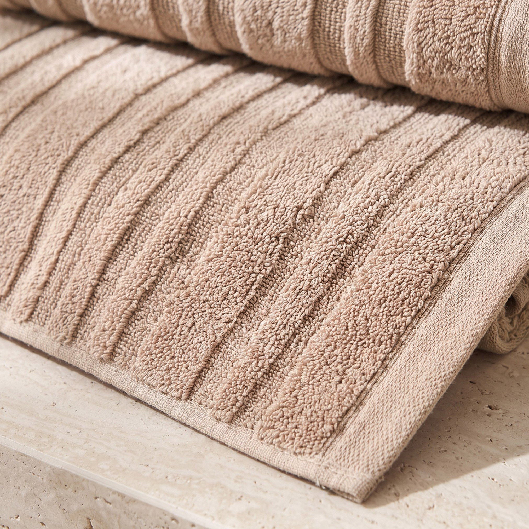طقم مناشف يد قطن قطعتين من بيرفورمانس - 50x90 سم-hbxbathroom-bathroomtextiles-image-3