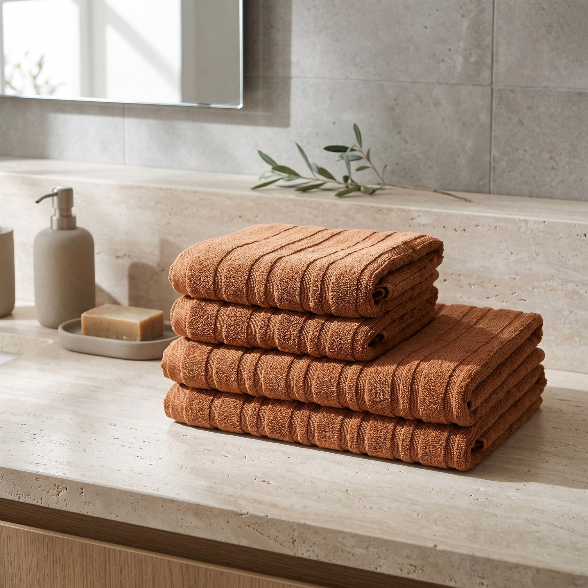 Performance 2-Piece Cotton Hand Towel Set - 50x90 cm-hbxbathroom-bathroomtextiles-image-4