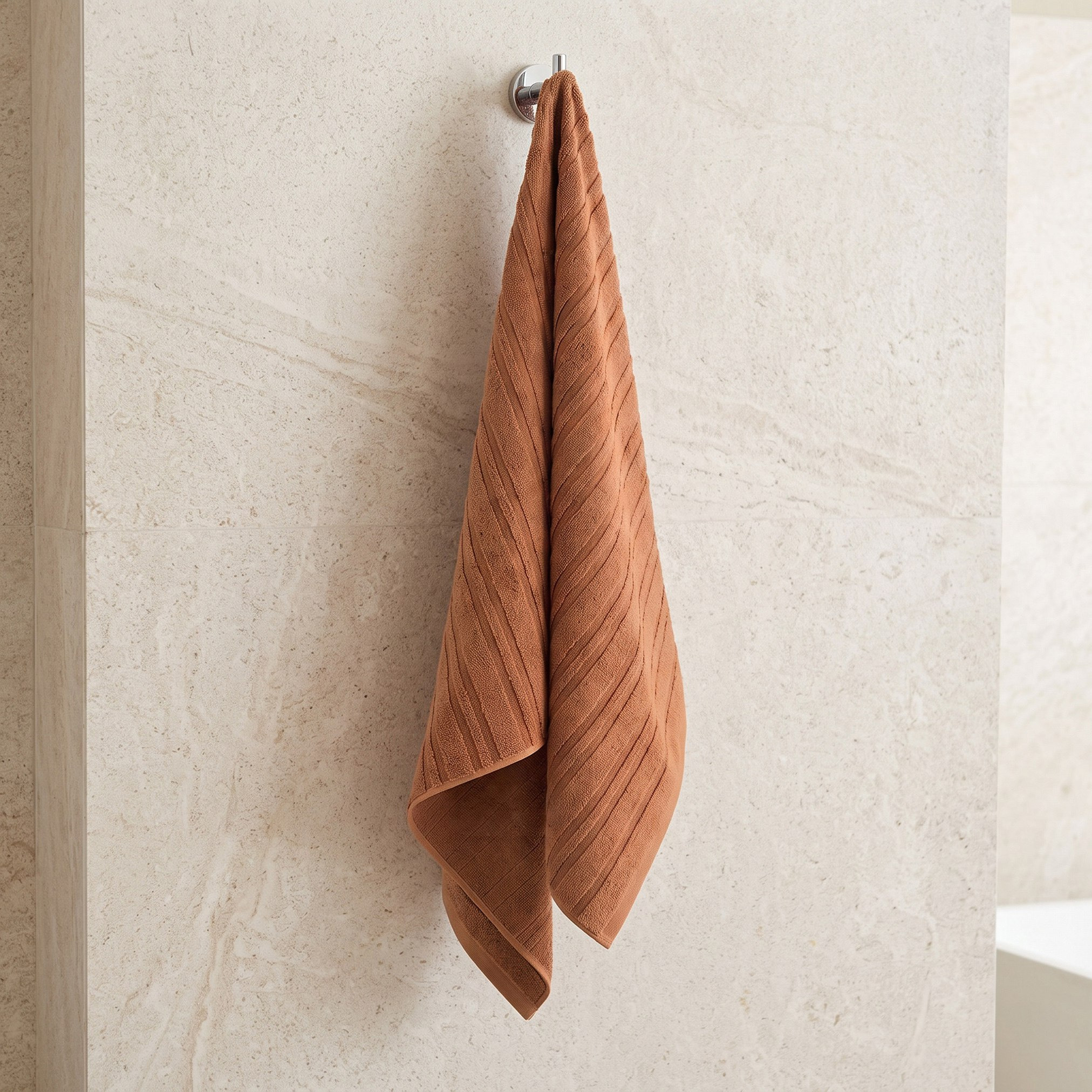 طقم مناشف حمام قطن قطعتين من بيرفورمانس - 70x140 سم-hbxbathroom-bathroomtextiles-image-2