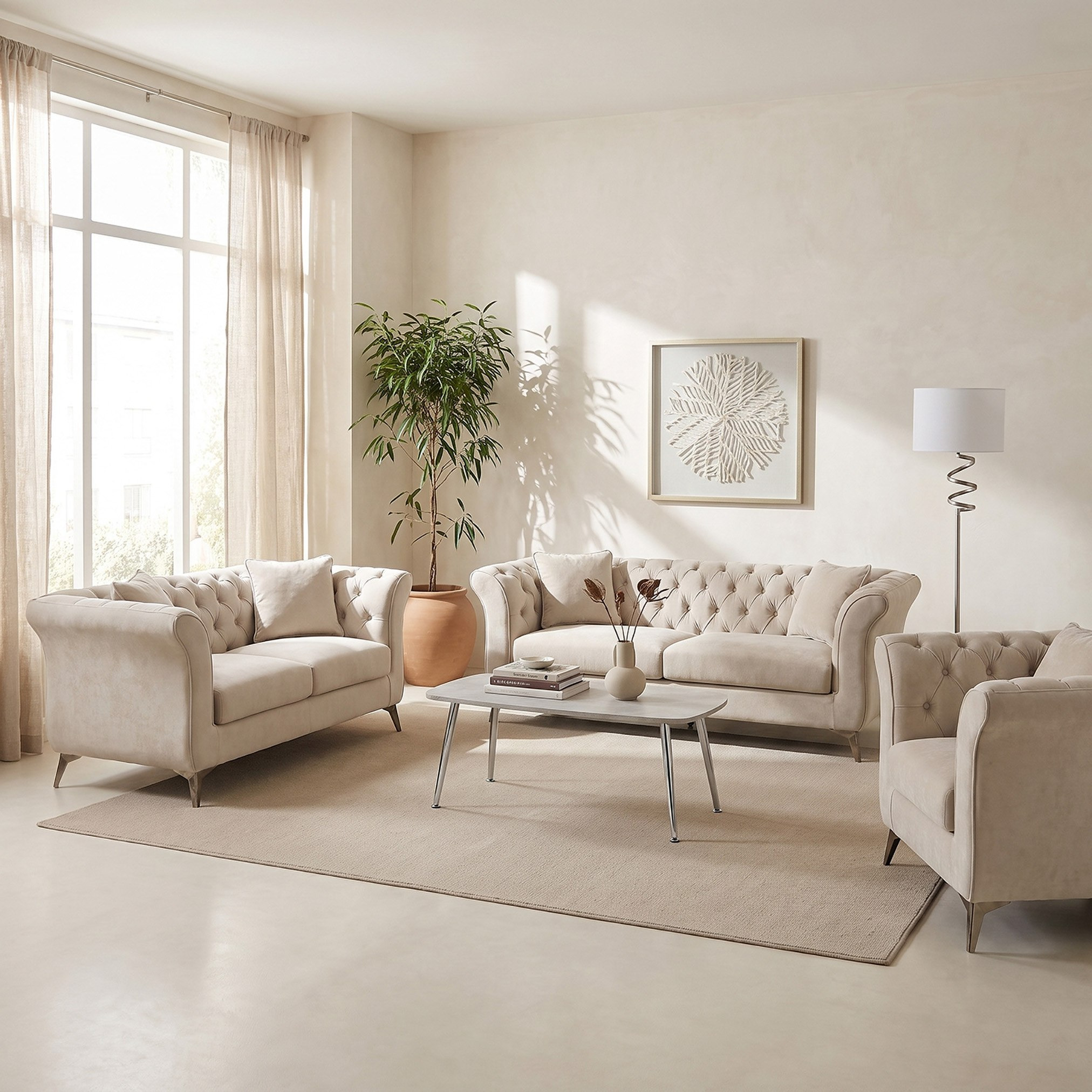 Oro NXT 3-Seater Fabric Sofa with 2 Cushions-hbxlivingroom-sofasandarmchairs-sofas-image-6