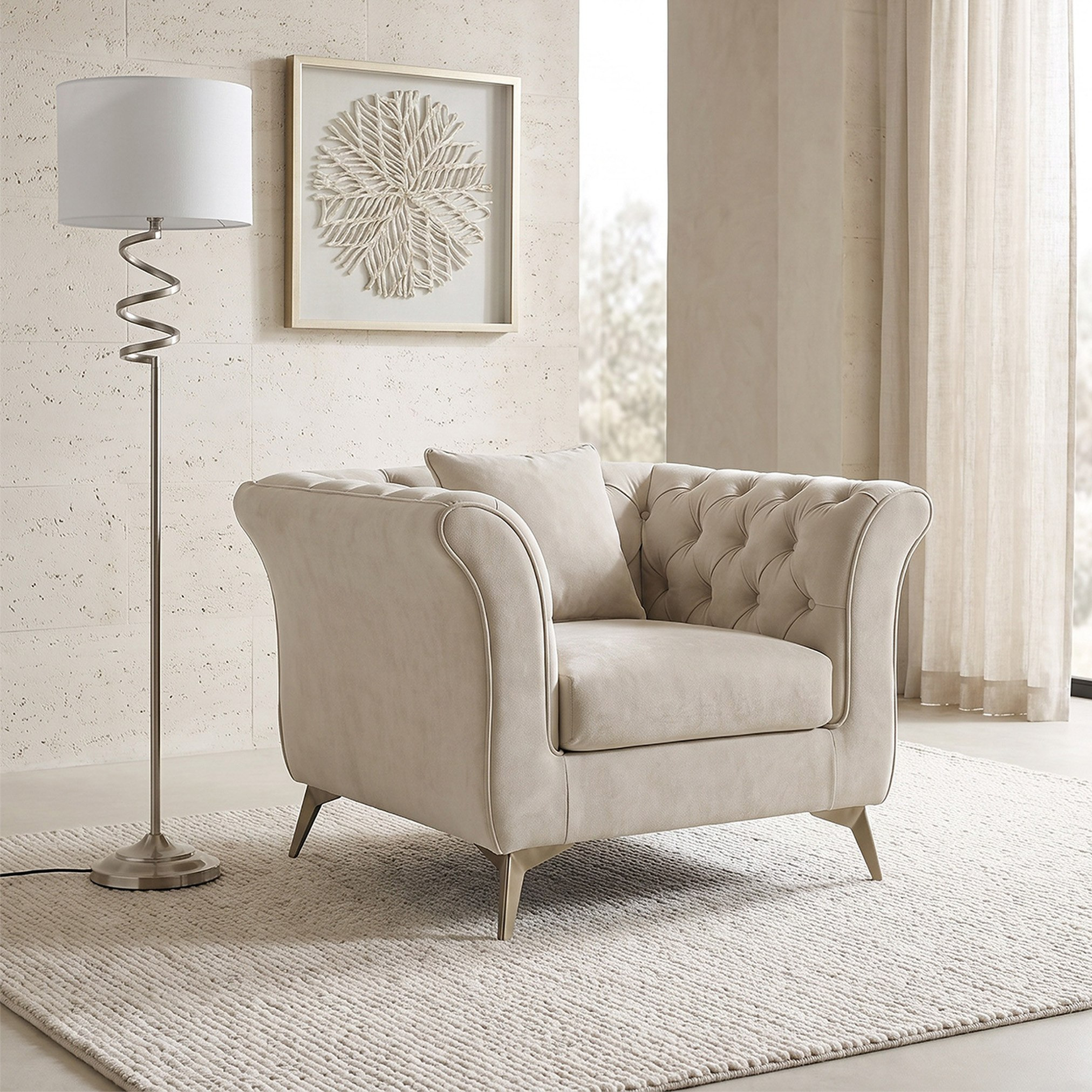Oro NXT 1-Seater Fabric Sofa with 1 Cushion-hbxlivingroom-sofasandarmchairs-sofas-image-1