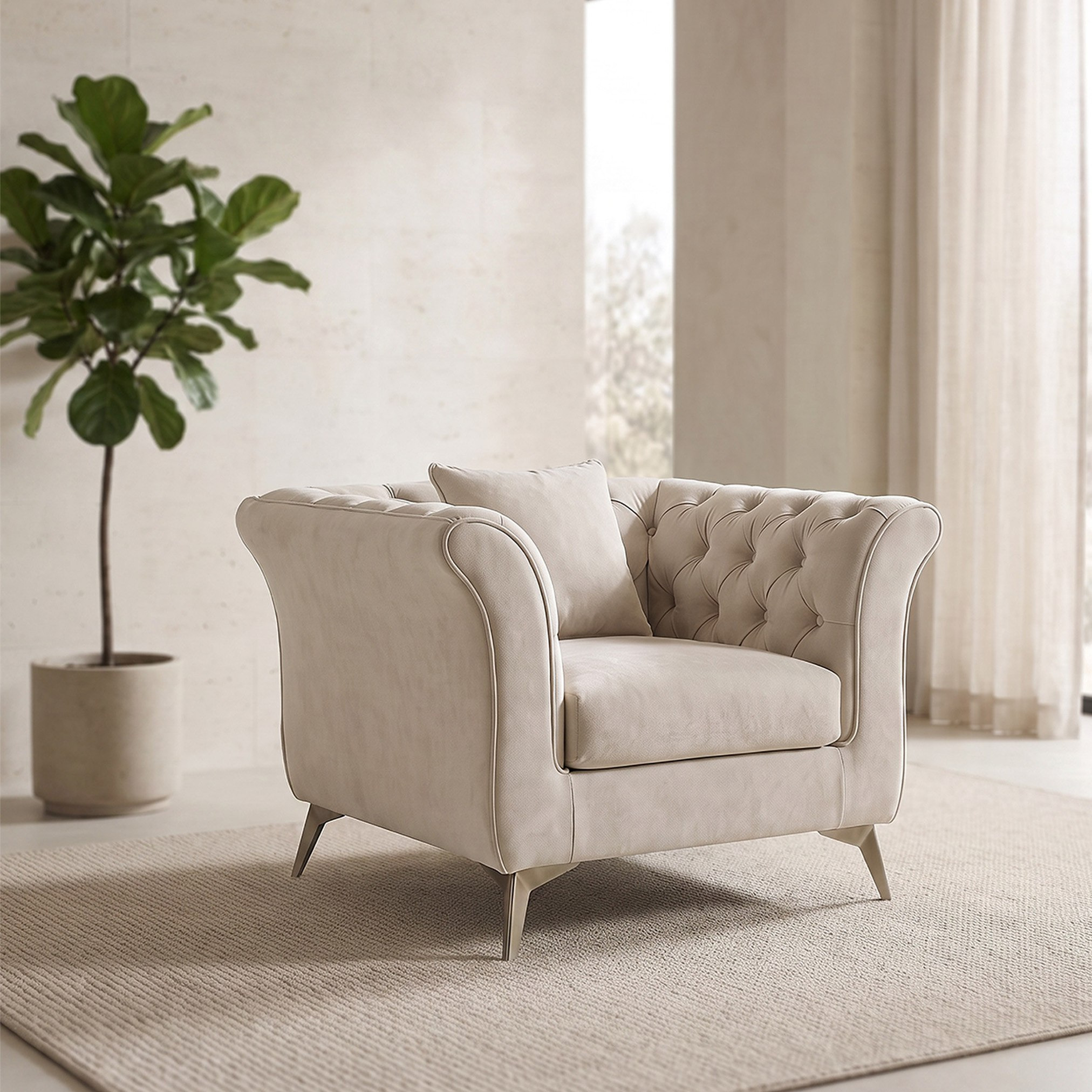 Oro NXT 1-Seater Fabric Sofa with 1 Cushion-hbxlivingroom-sofasandarmchairs-sofas-image-2