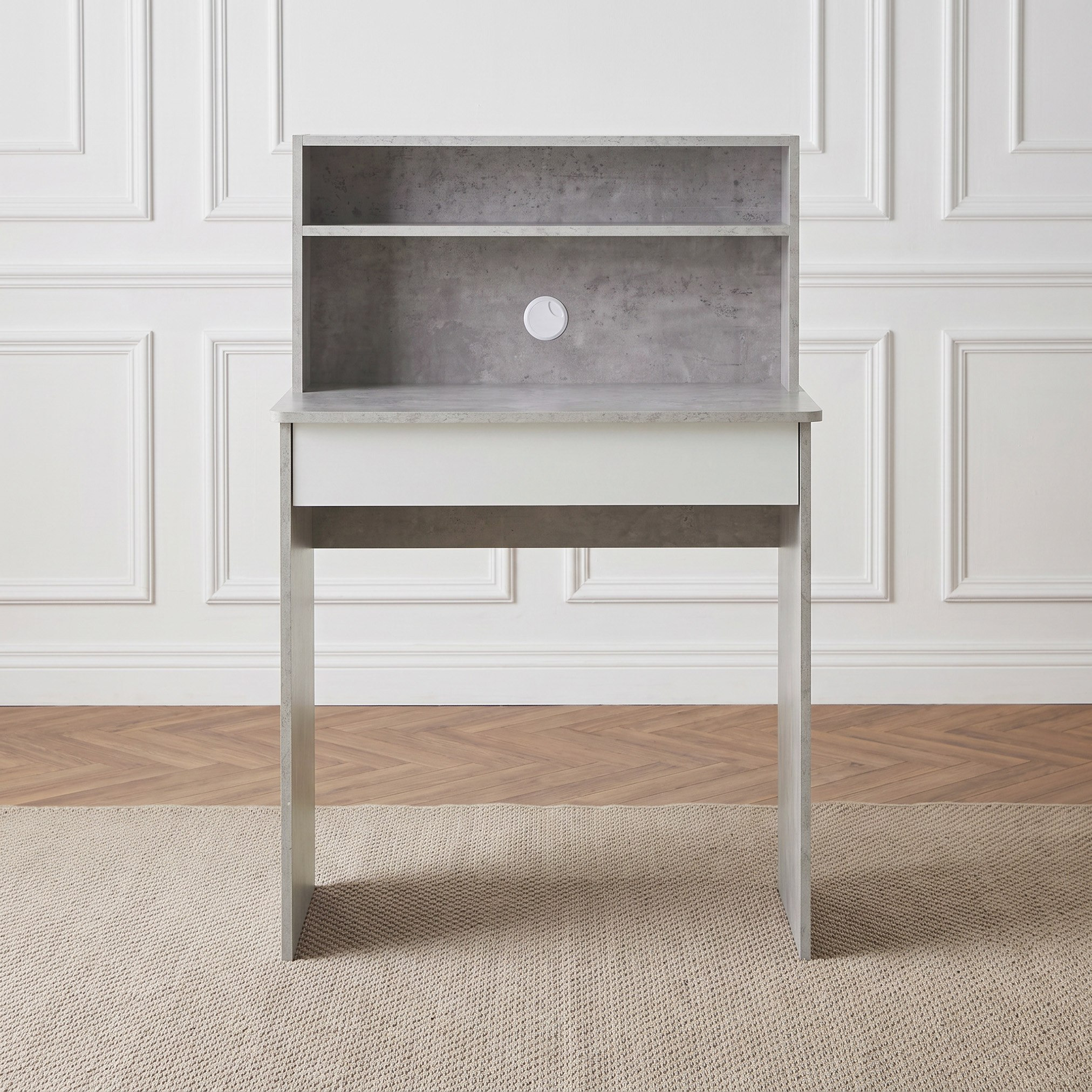 Islet Compact Nxt Study Desk with Drawer and Hutch-hbxfurniture-office-desks-image-2