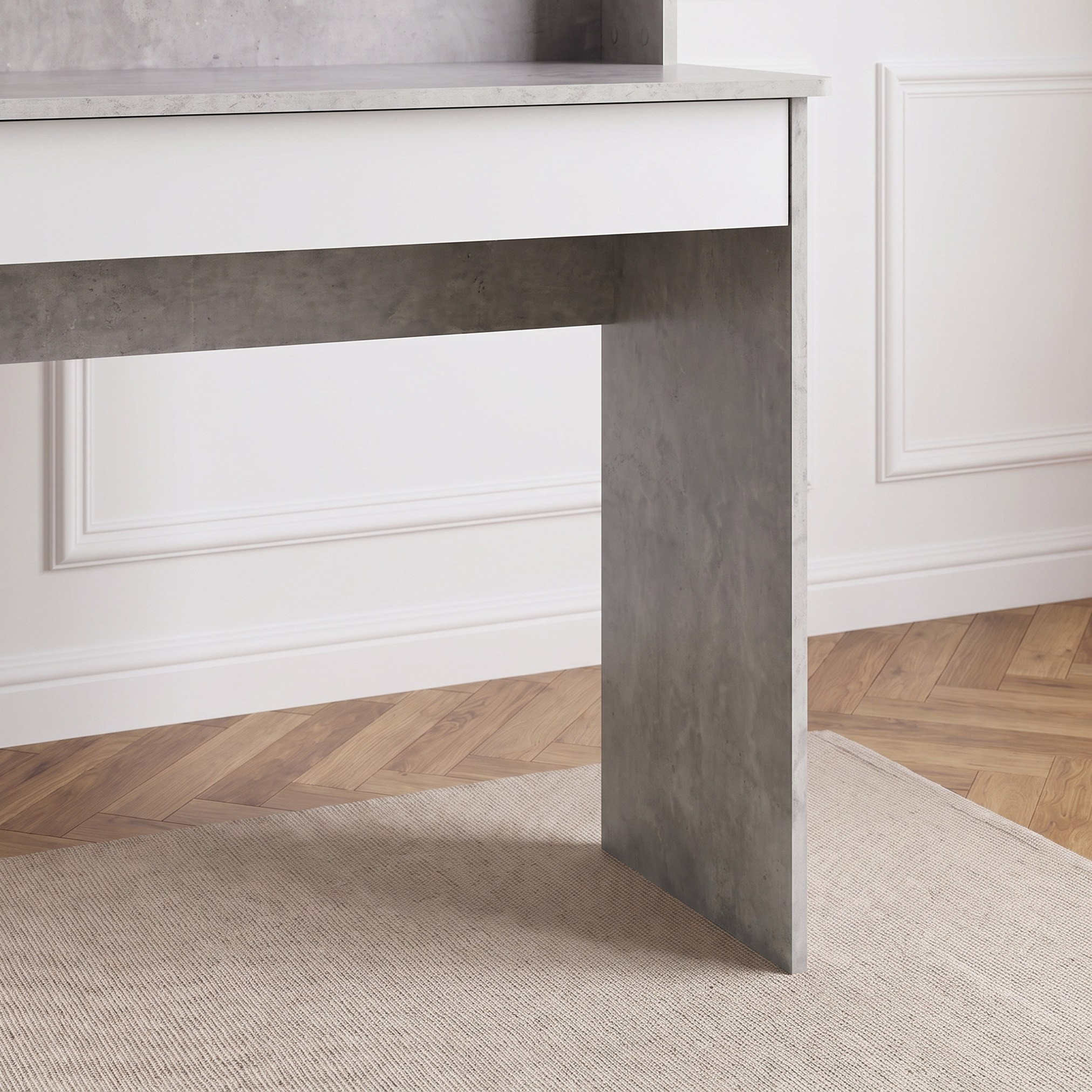 Islet Compact Nxt Study Desk with Drawer and Hutch-hbxfurniture-office-desks-image-4