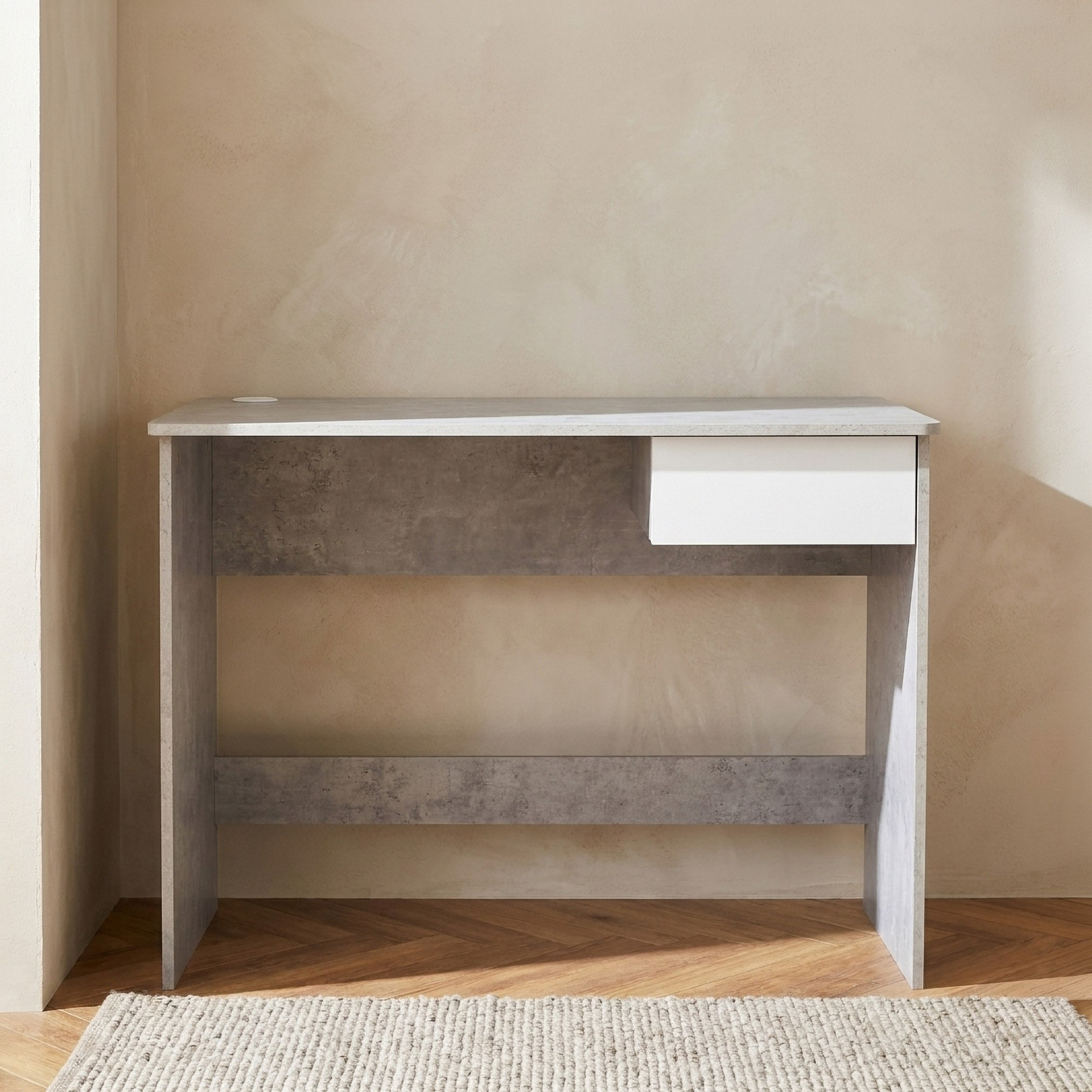 Alford Patara Nxt 1-Drawer Large Study Desk-hbxfurniture-office-desks-image-1