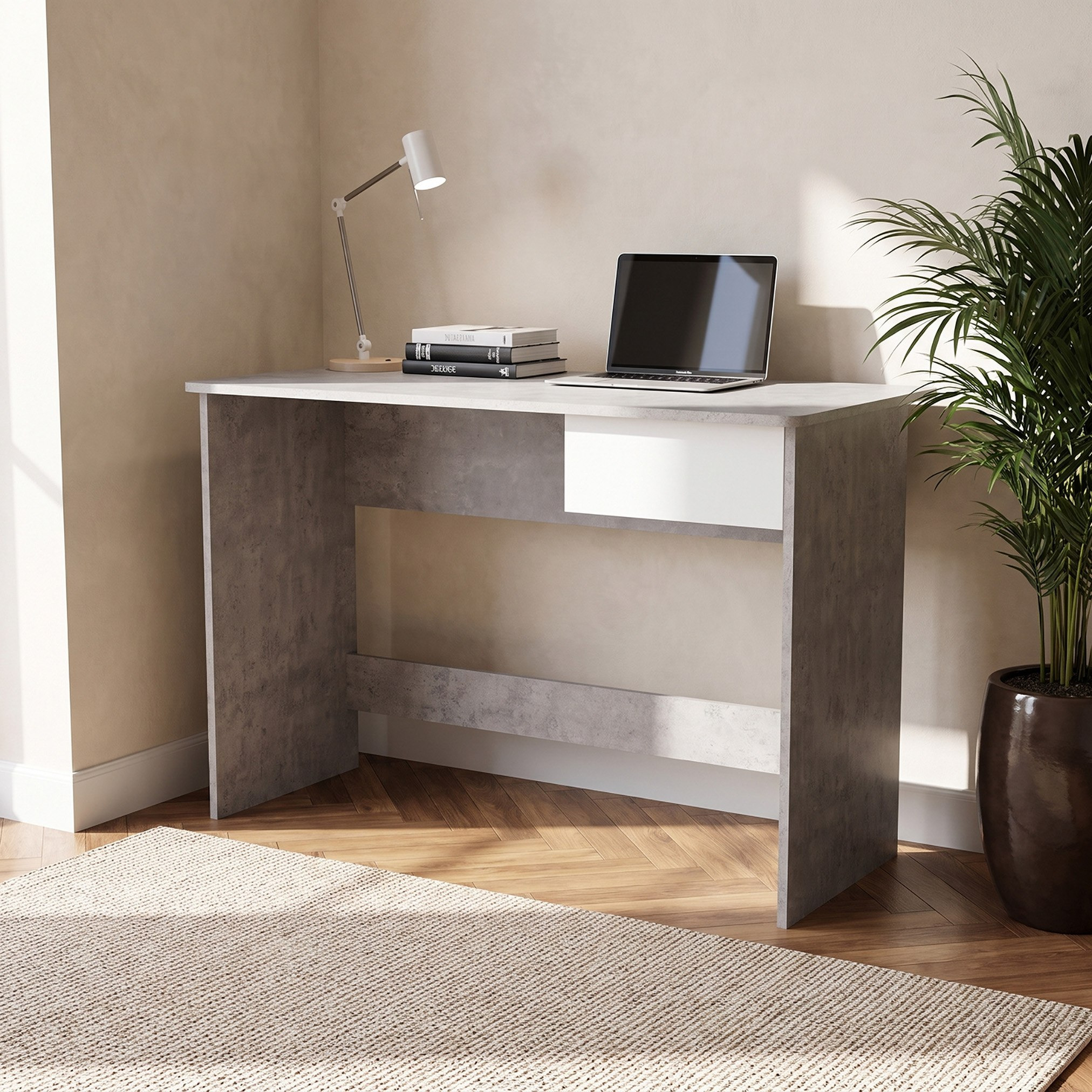 Alford Patara Nxt 1-Drawer Large Study Desk-hbxfurniture-office-desks-image-7