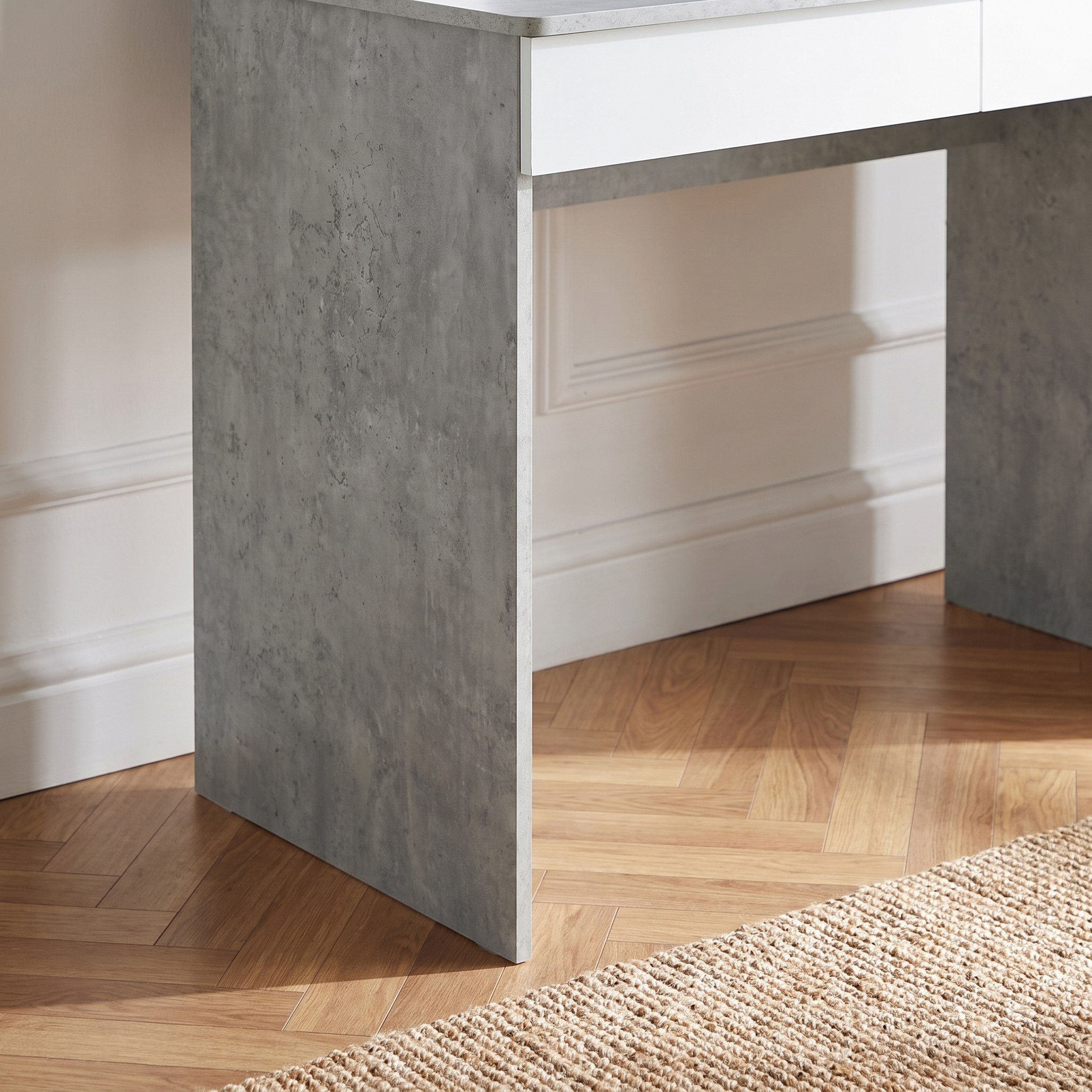 Alford Patara Nxt Twin Drawer Study Desk with Hutch-hbxfurniture-office-desks-image-5
