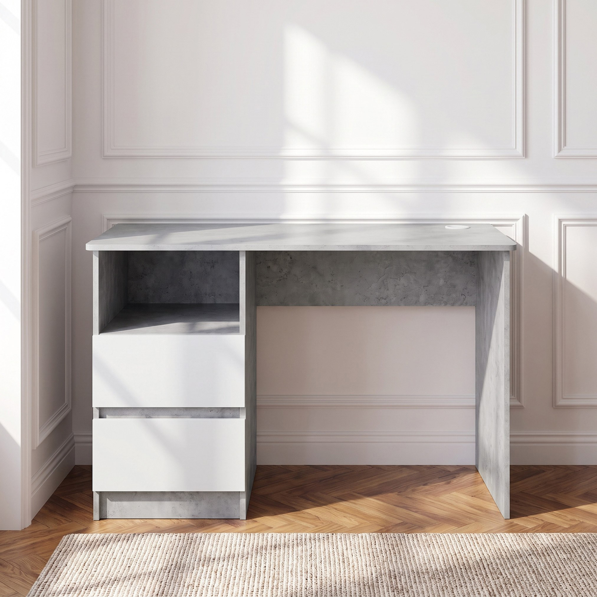 Alford Patara Nxt 2-Drawer Study Desk-hbxfurniture-office-desks-image-2