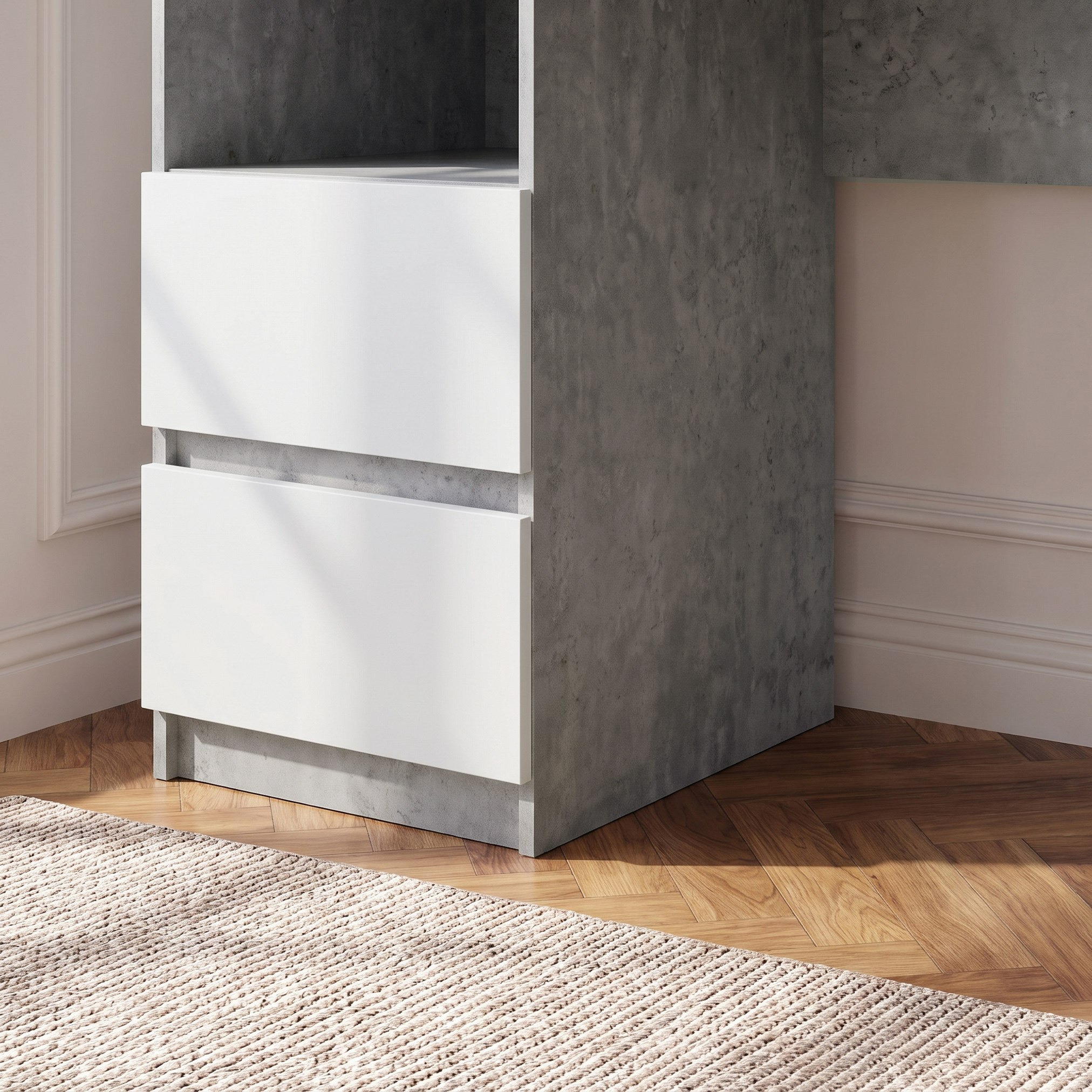 Alford Patara Nxt 2-Drawer Study Desk-hbxfurniture-office-desks-image-4