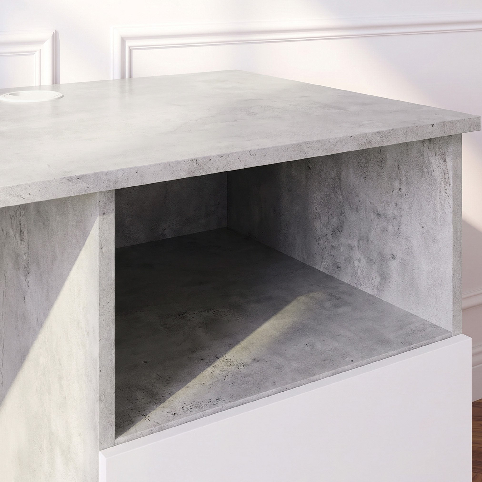 Alford Patara Nxt 4-Drawer Large Study Desk-hbxfurniture-office-desks-image-3