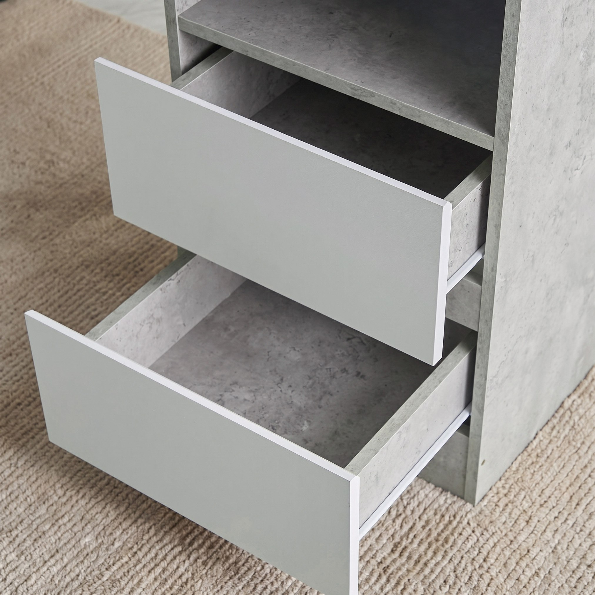 Alford Patara Nxt 4-Drawer Large Study Desk-hbxfurniture-office-desks-image-4