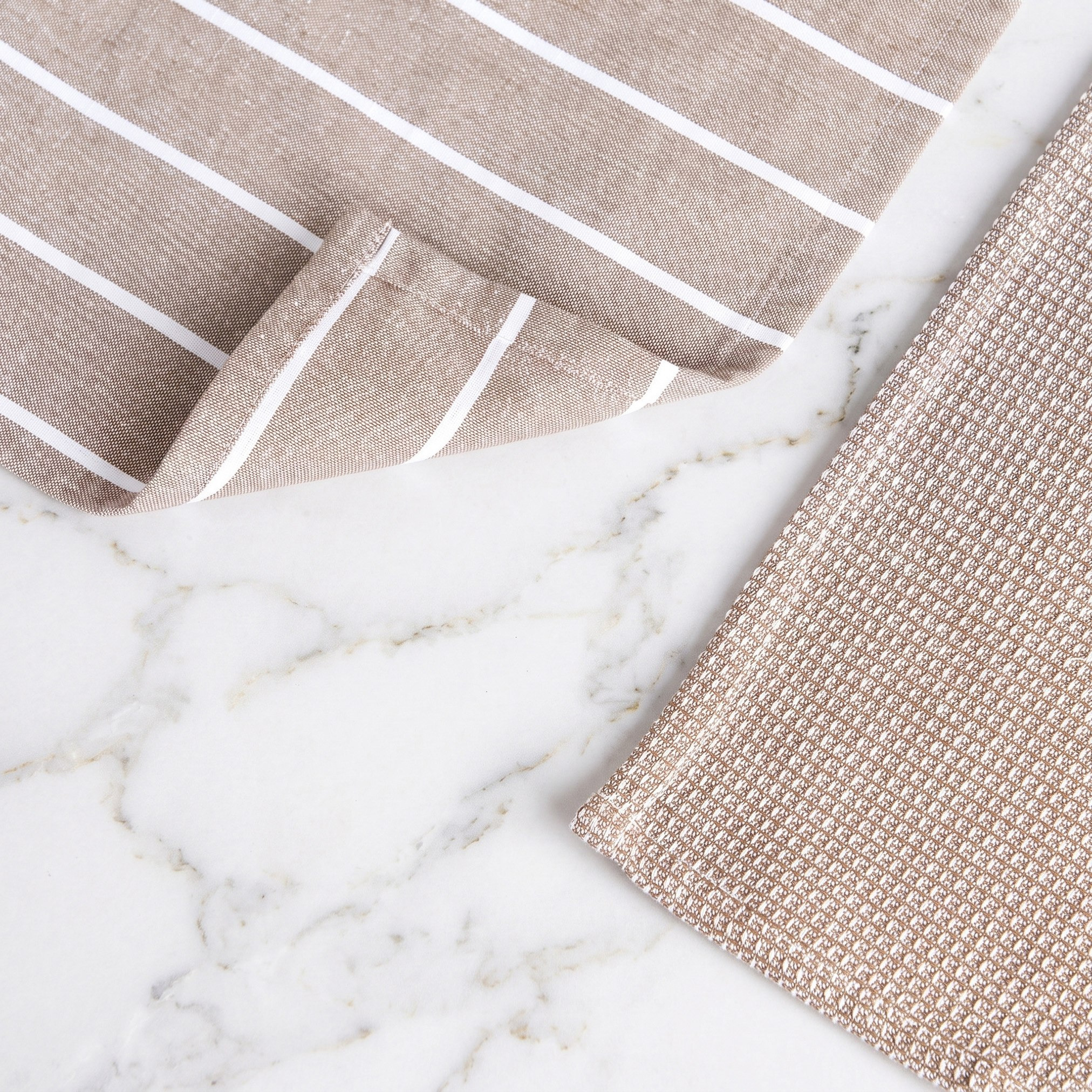 طقم مناشف مطبخ 3 قطع من وافل - 40x60 سم-hbxhomeware-kitchenware-kitchenlinens-image-3