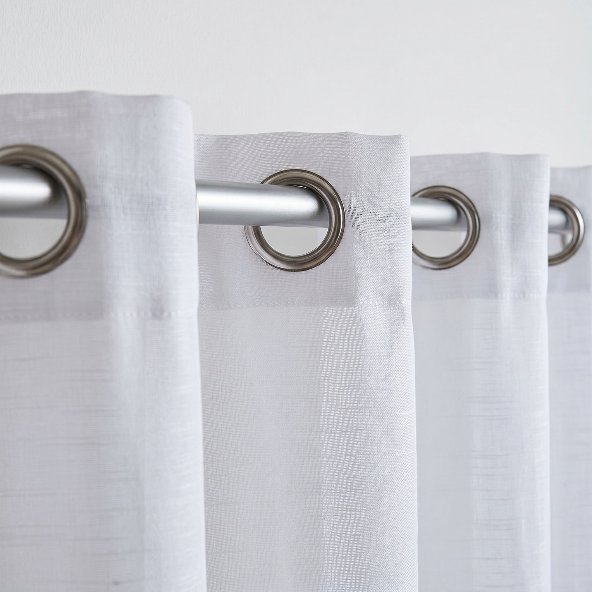 Nordic Leon 2-Piece Textured Sheer Curtain Set - 140x240 cm-hbxbedroom-windowcoverings-curtains-image-2