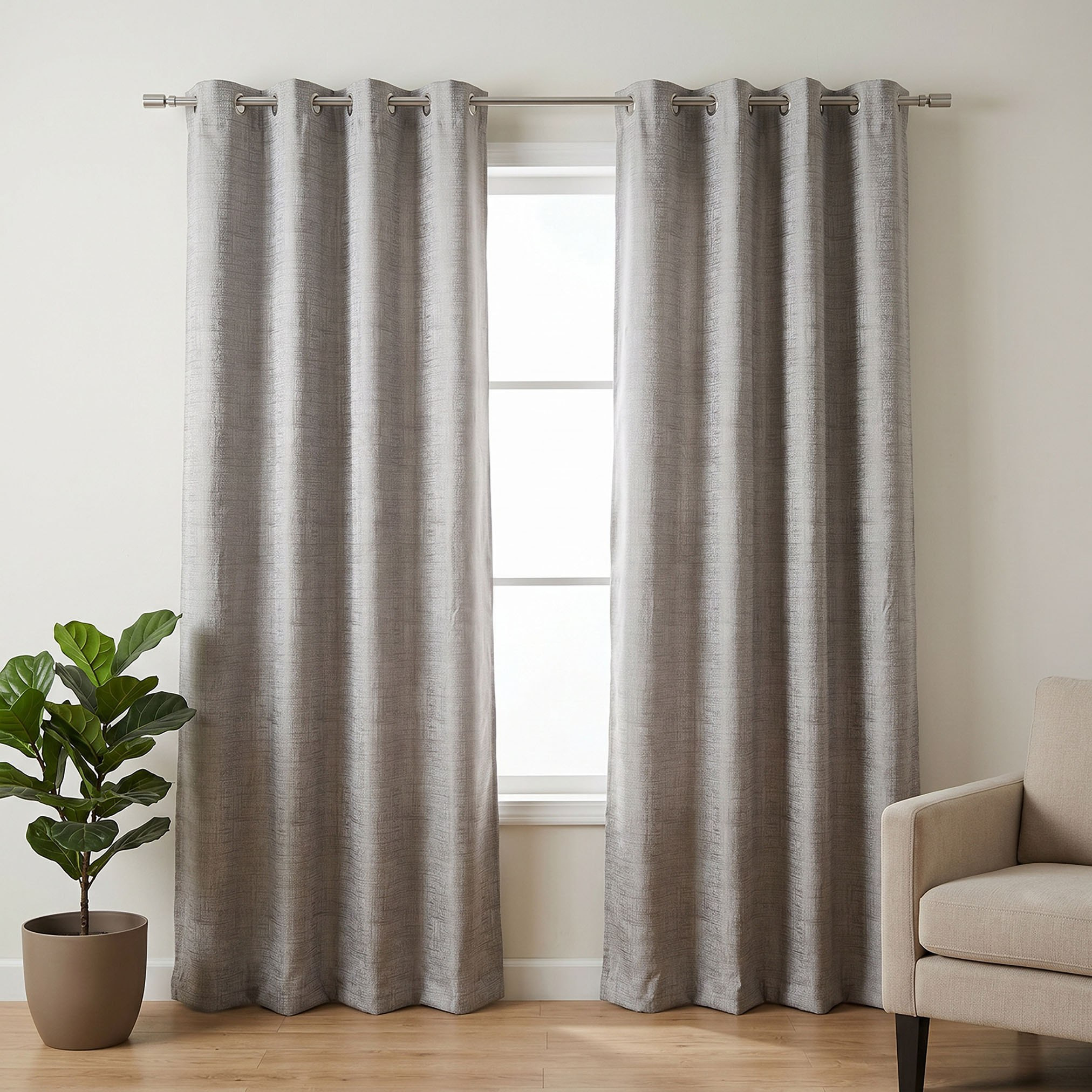 Martha 2-Piece Jacquard Blackout Curtain Set - 140x240 cm-hbxbedroom-windowcoverings-curtains-image-1