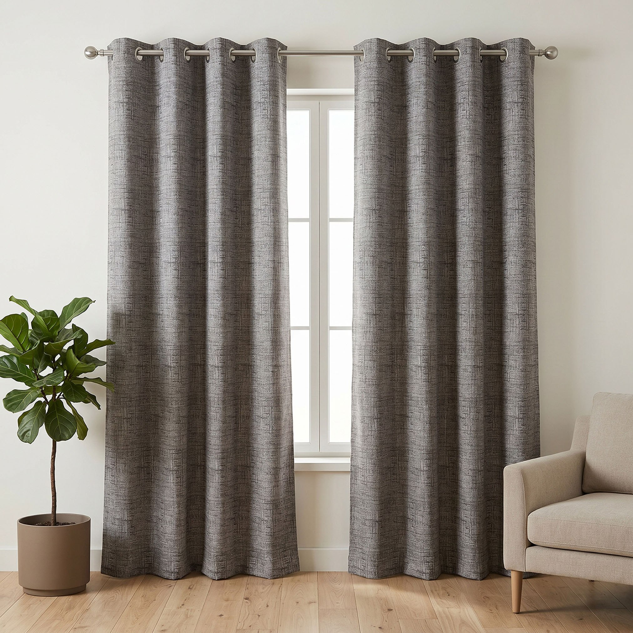 Martha 2-Piece Jacquard Blackout Curtain Set - 140x240 cm-hbxbedroom-windowcoverings-curtains-image-1