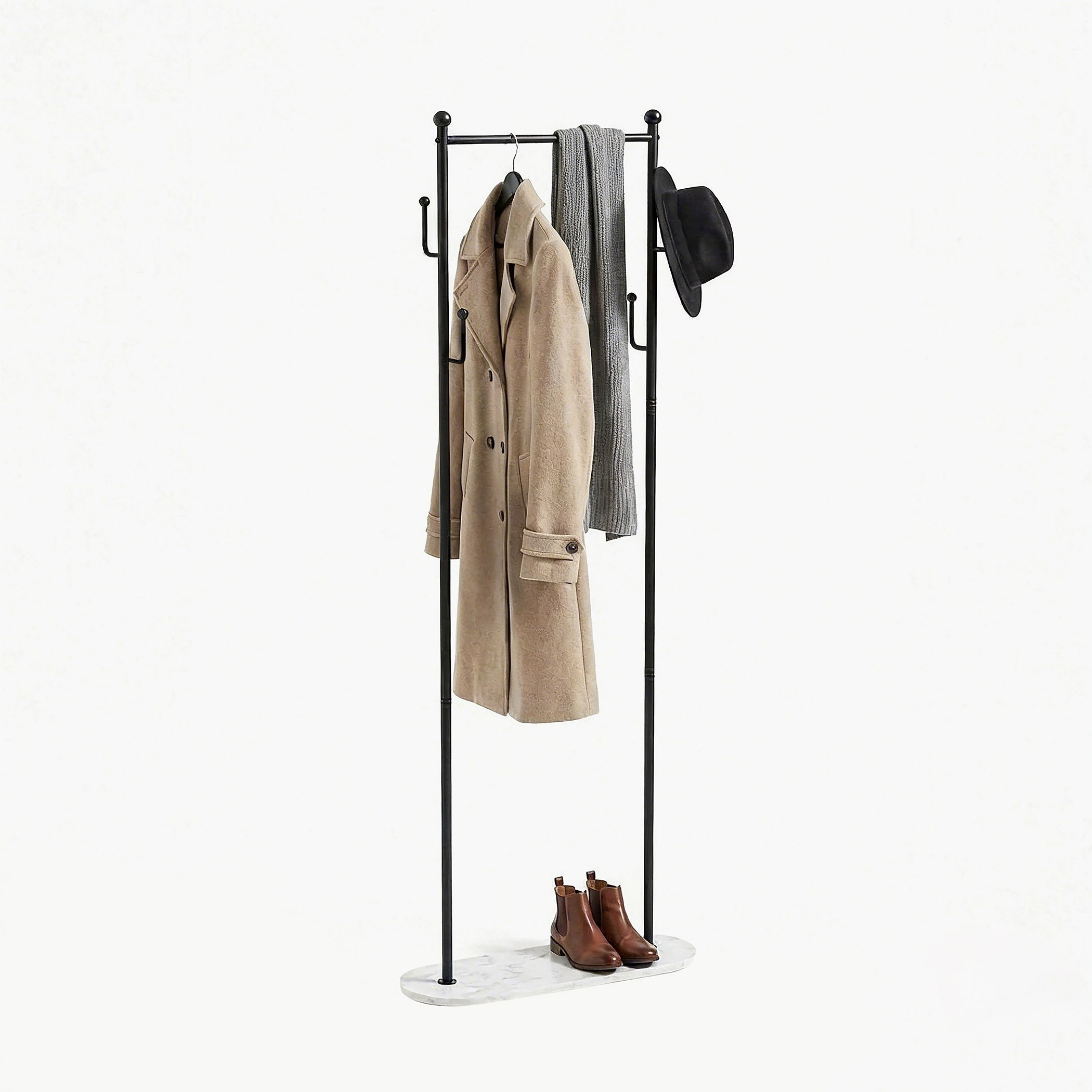 Oxford Clothes Hanger Rail - 80x30x208 cm-hbxbedroom-bedroomaccessories-hangers-image-11