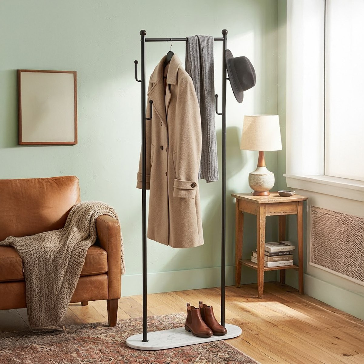 Oxford Clothes Hanger Rail - 80x30x208 cm-hbxbedroom-bedroomaccessories-hangers-image-1