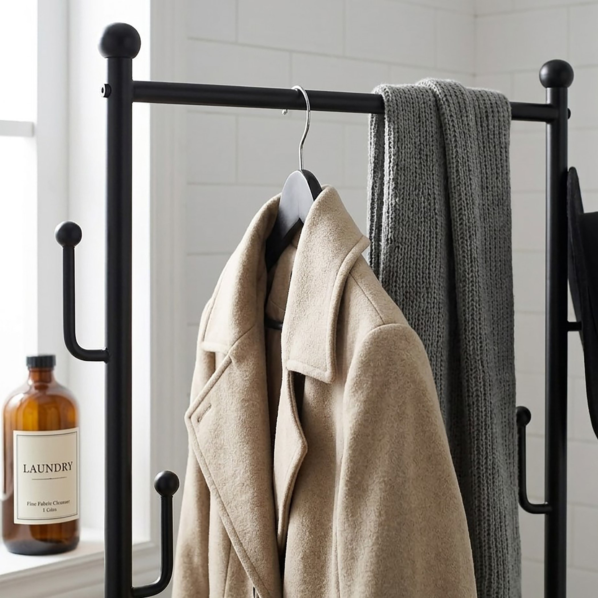 Oxford Clothes Hanger Rail - 80x30x208 cm-hbxbedroom-bedroomaccessories-hangers-image-3