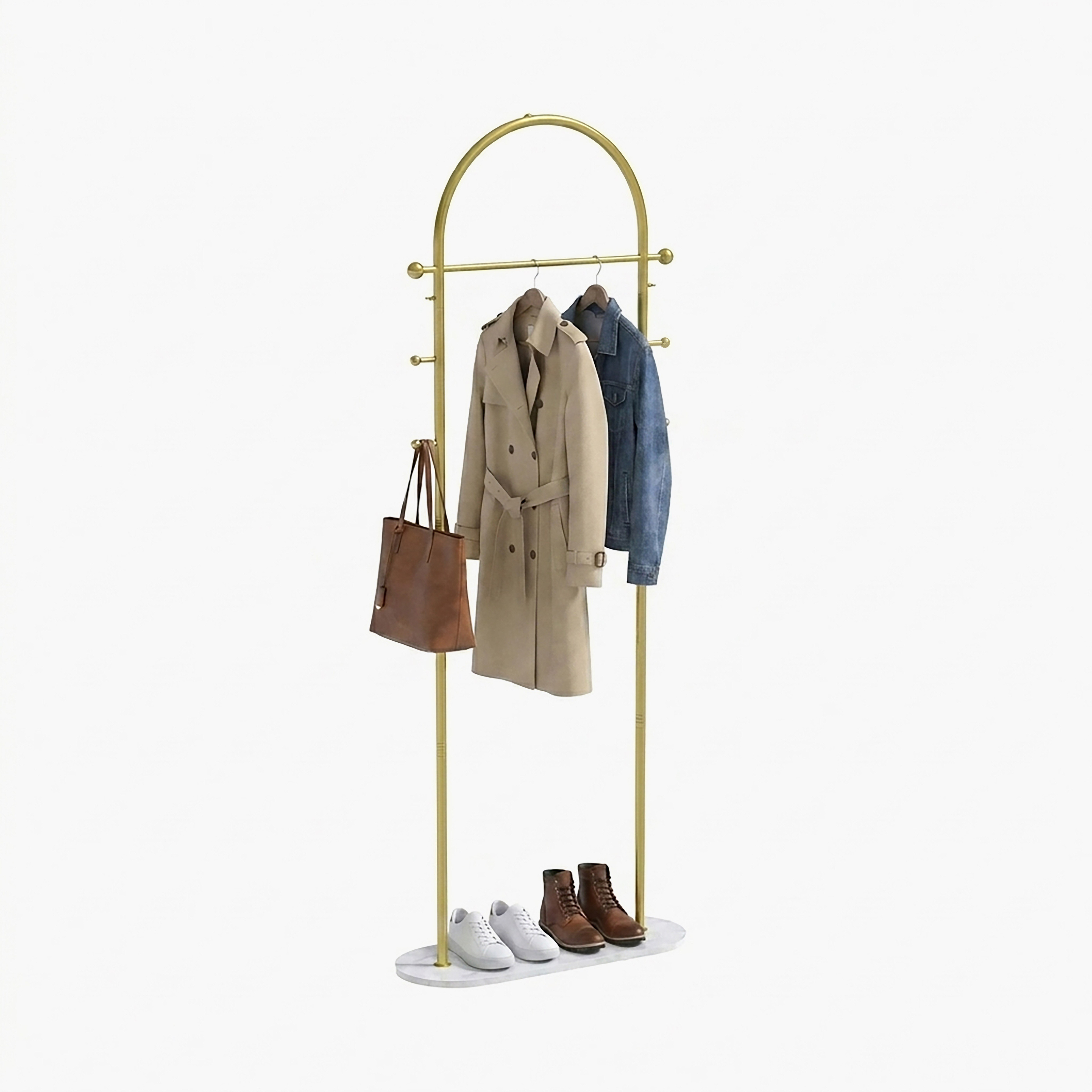 Prima Clothes Hanger Rail - 80x30x208 cm-hbxbedroom-bedroomaccessories-hangers-image-2