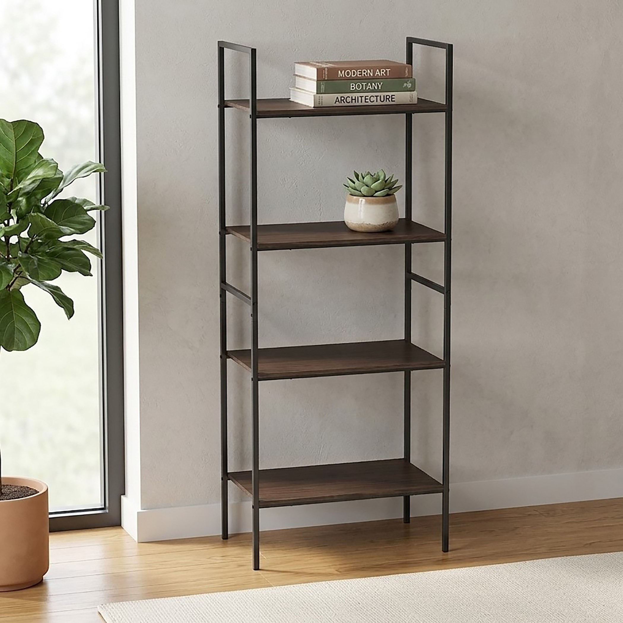 Oxford 4-Tier Storage Shelf  - 60x35x150 cm-hbxkitchen-kitchenware-kitchenracksandholders-image-1